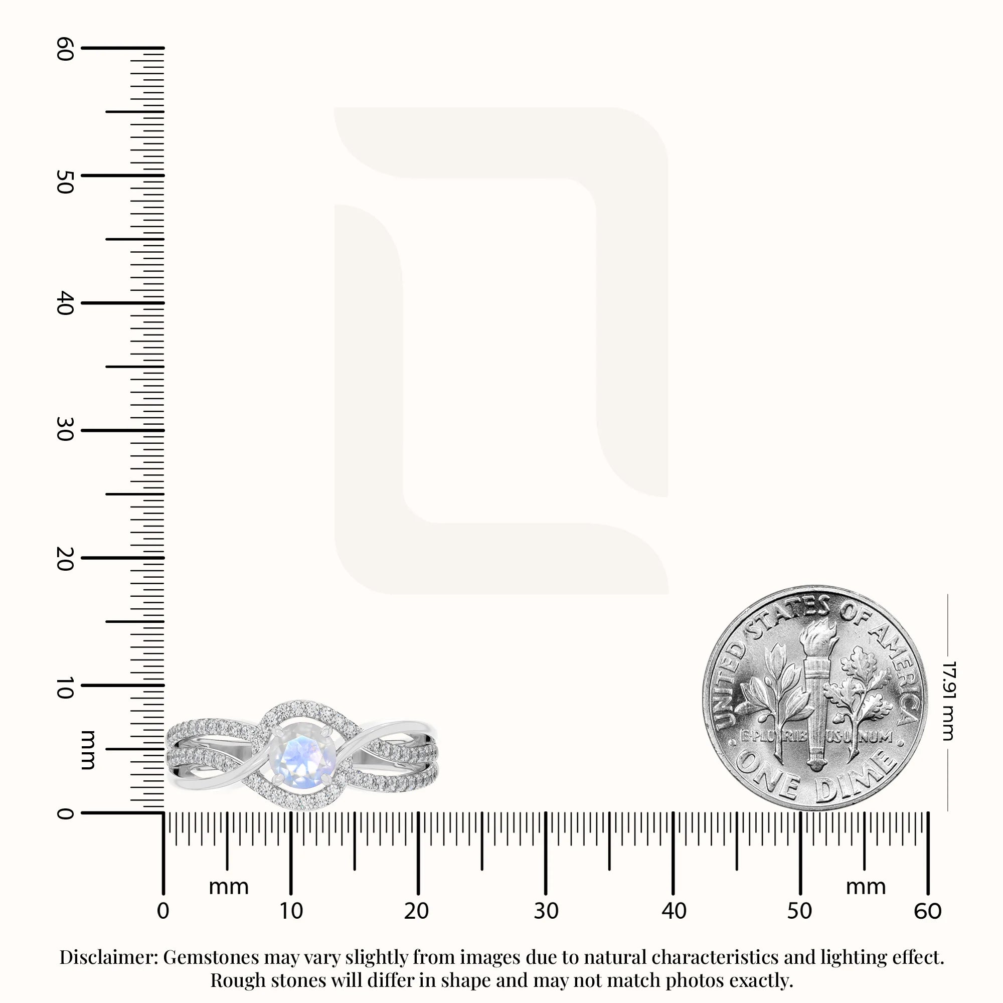 natural rainbow moonstone solitaire engagement rings in sterling silver 