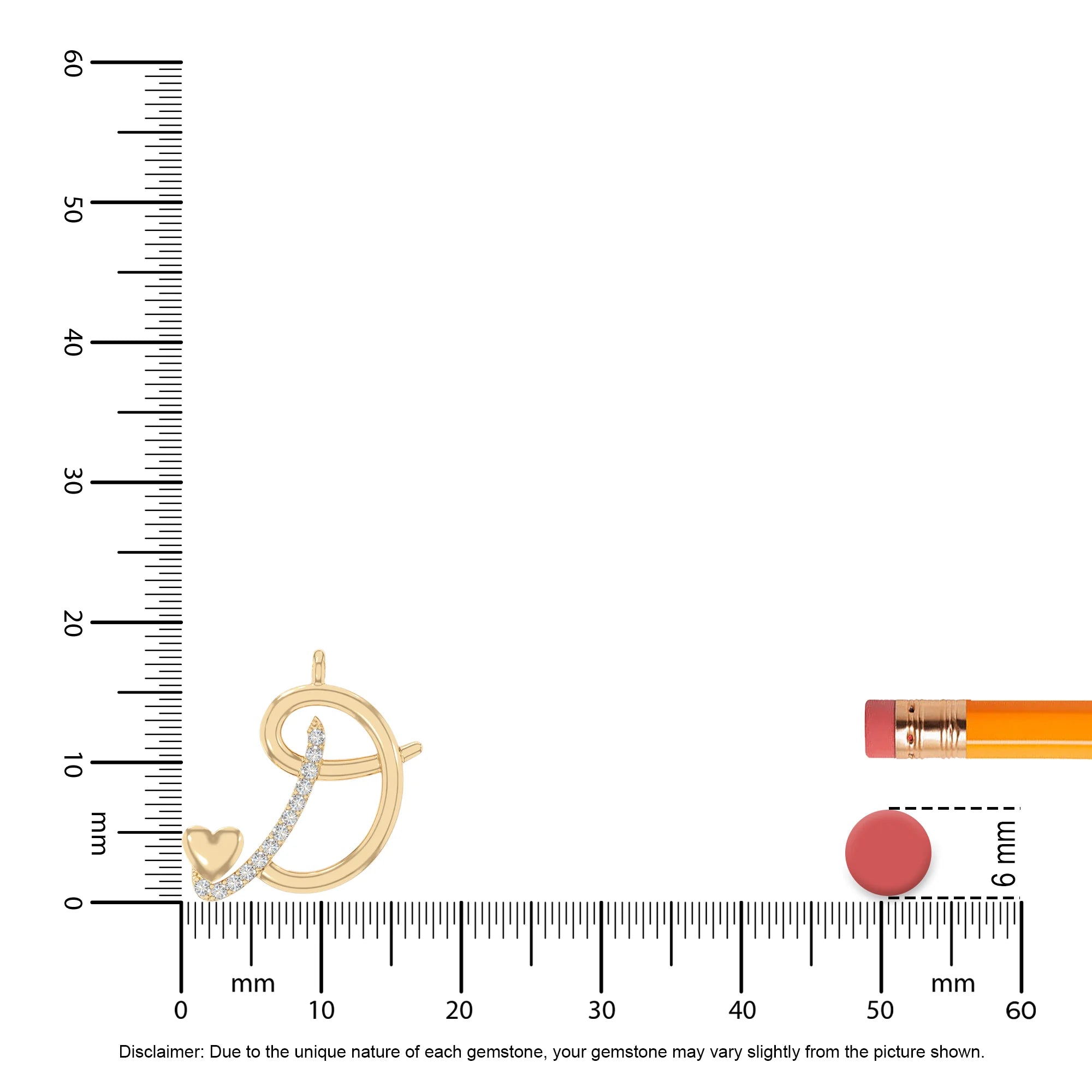 moissanite Initials necklaces in yellow gold vermeil 