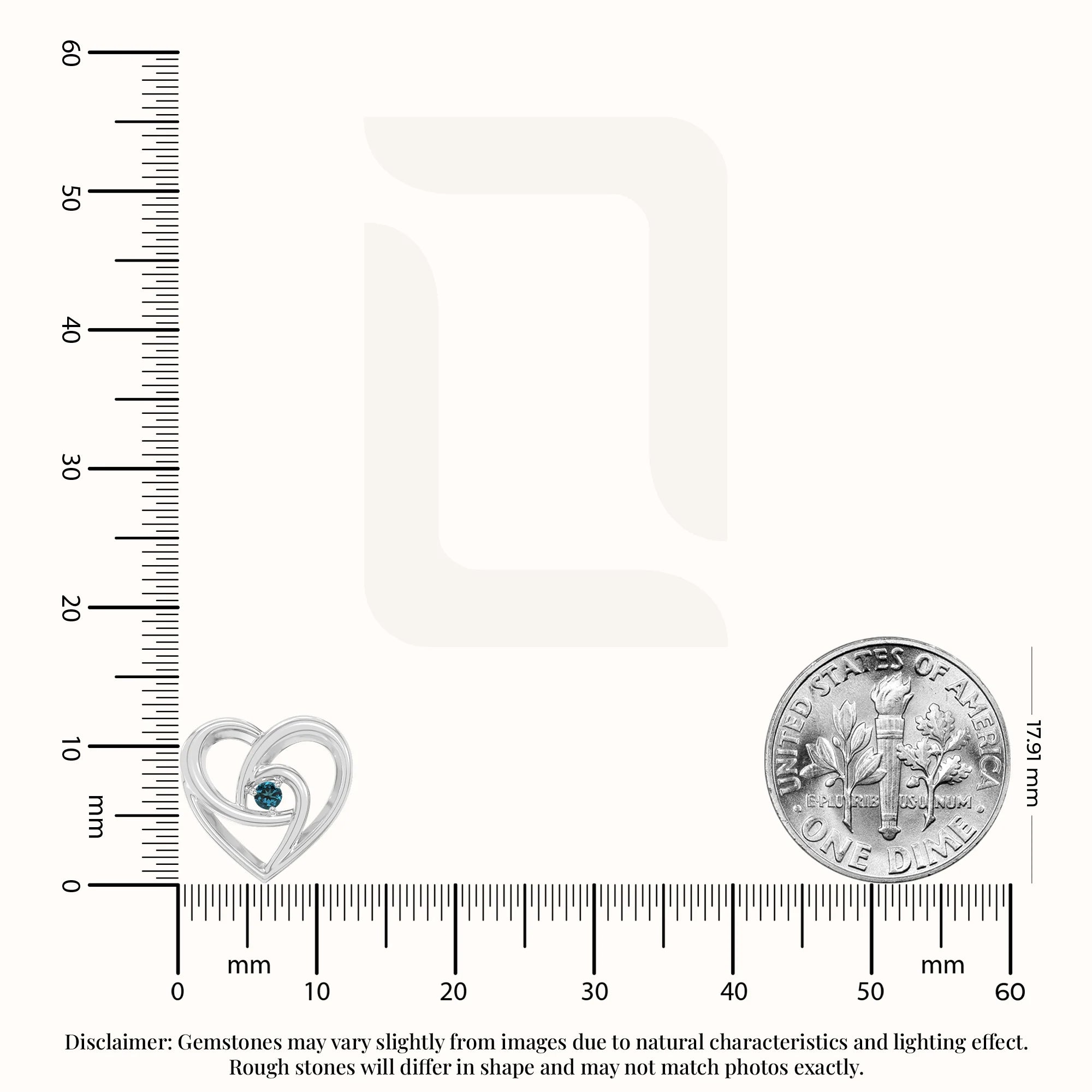 natural london-blue-topaz heart stud earrings in sterling silver 