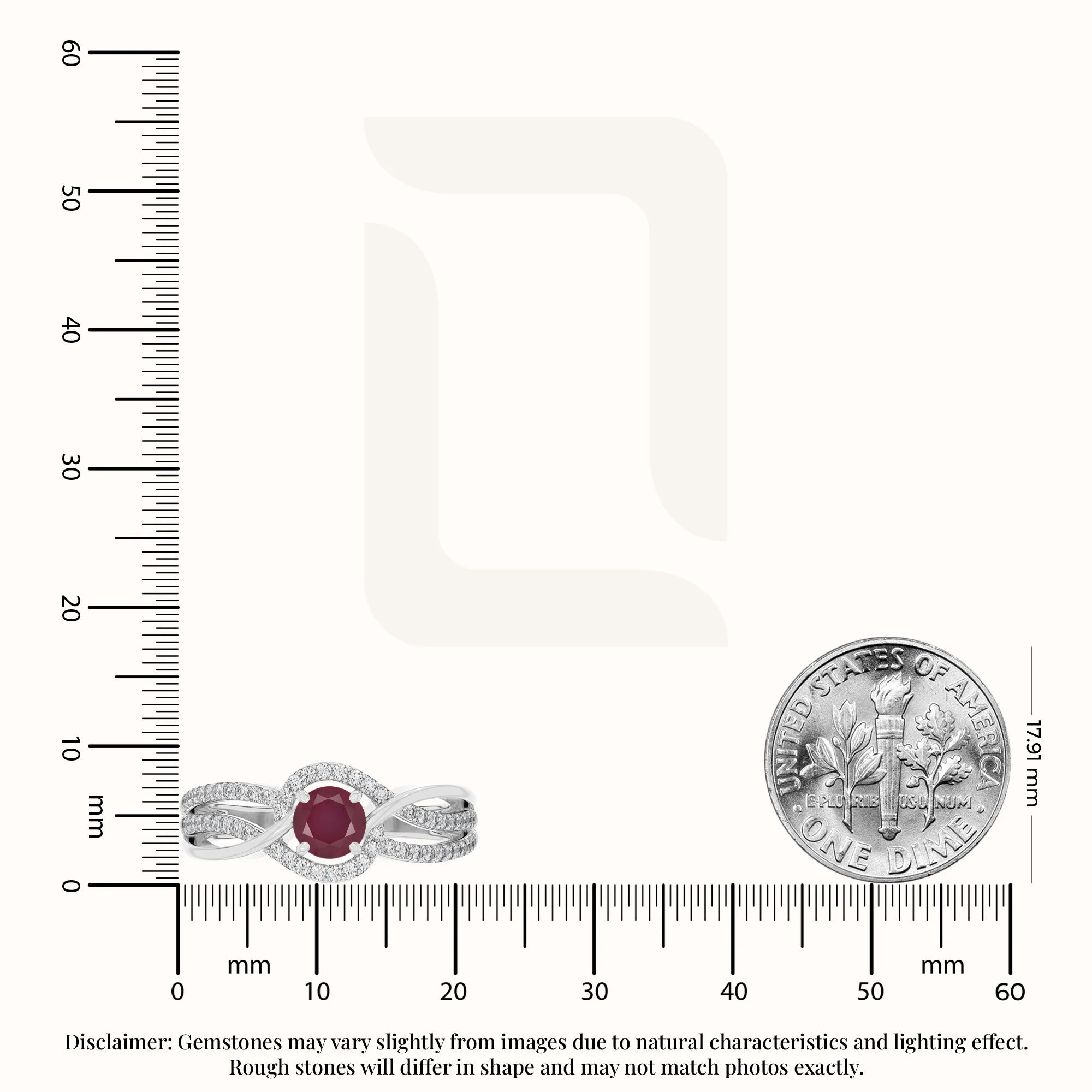 natural ruby solitaire engagement rings in sterling silver 