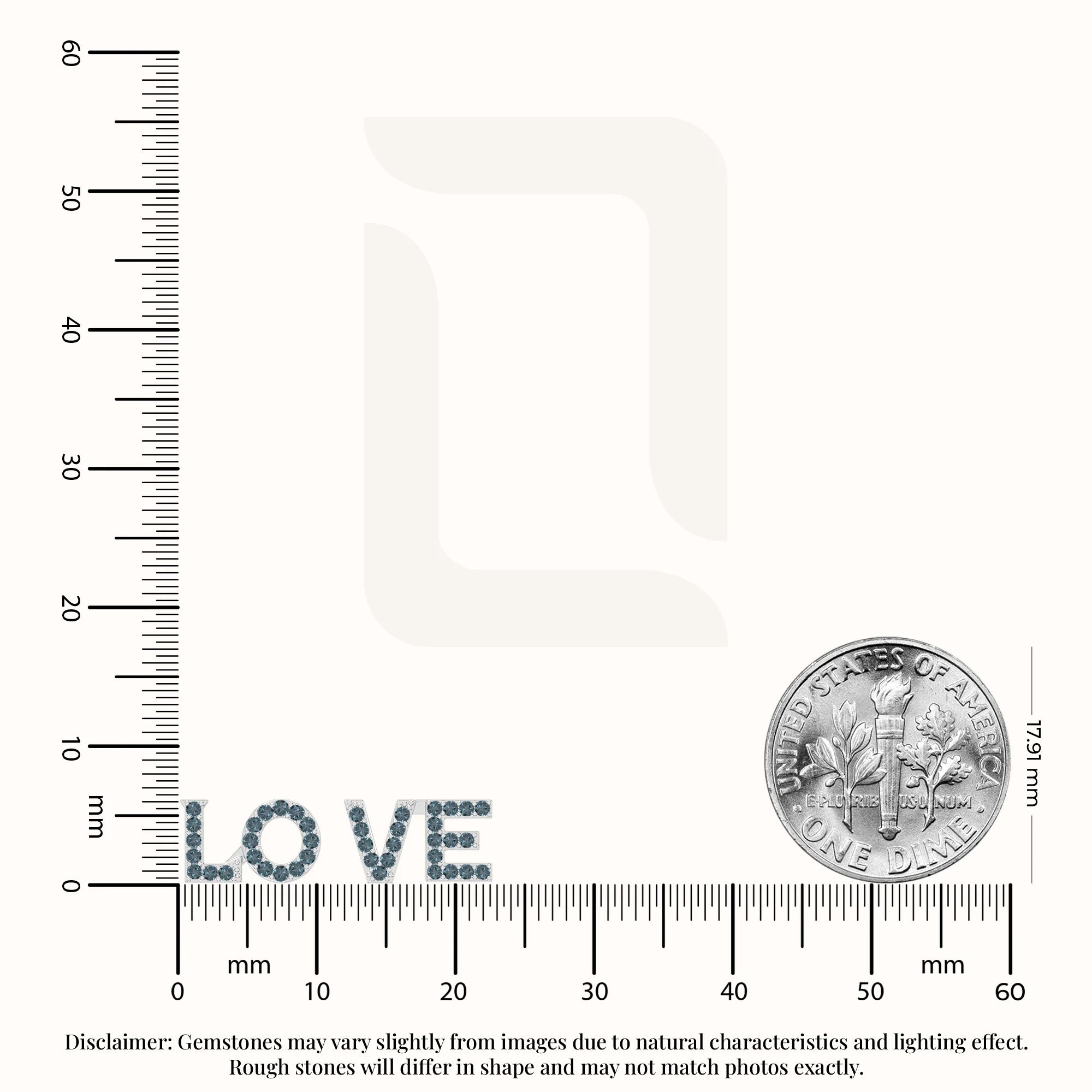 natural london-blue-topaz love stud earrings in sterling silver 