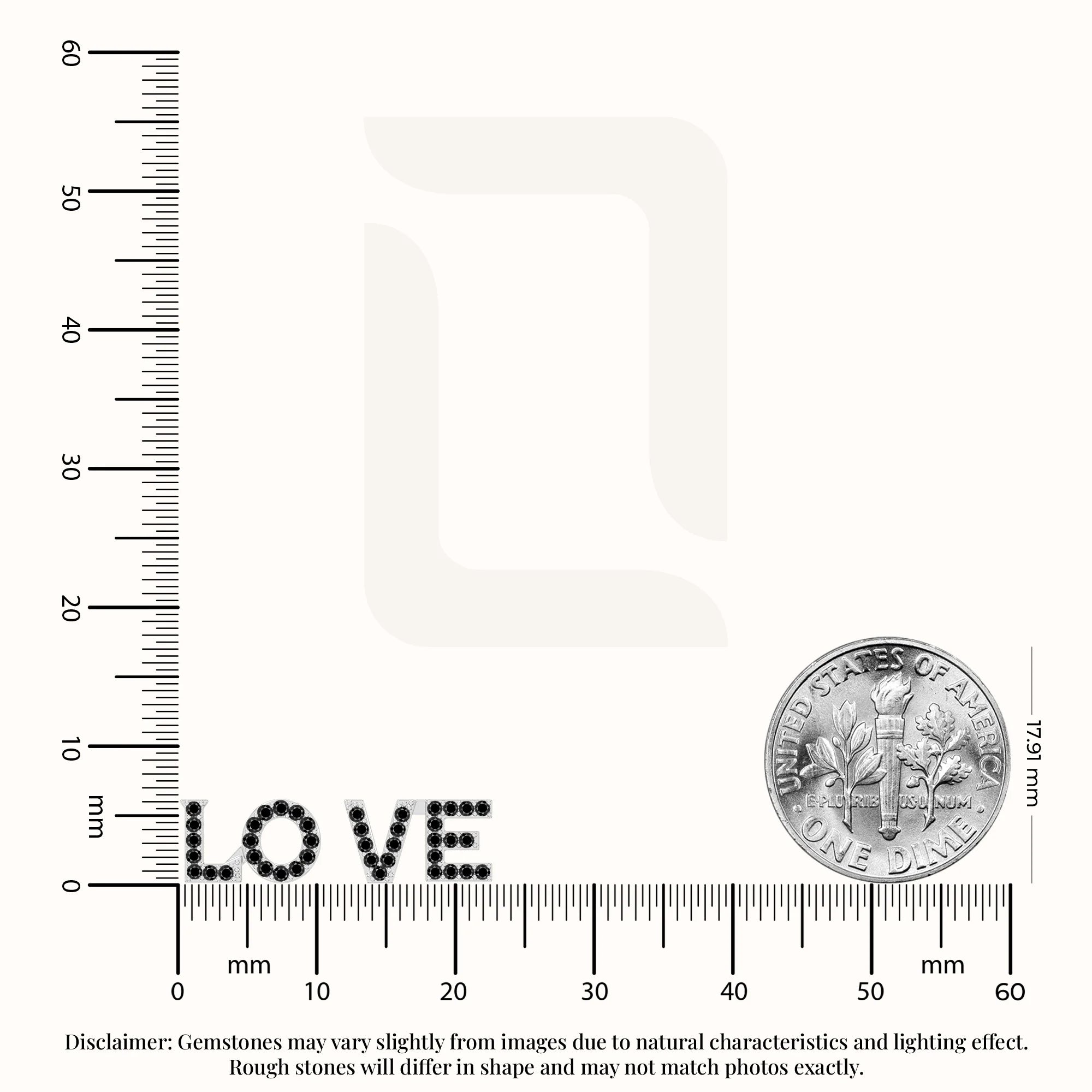 natural black-onyx love stud earrings in sterling silver 