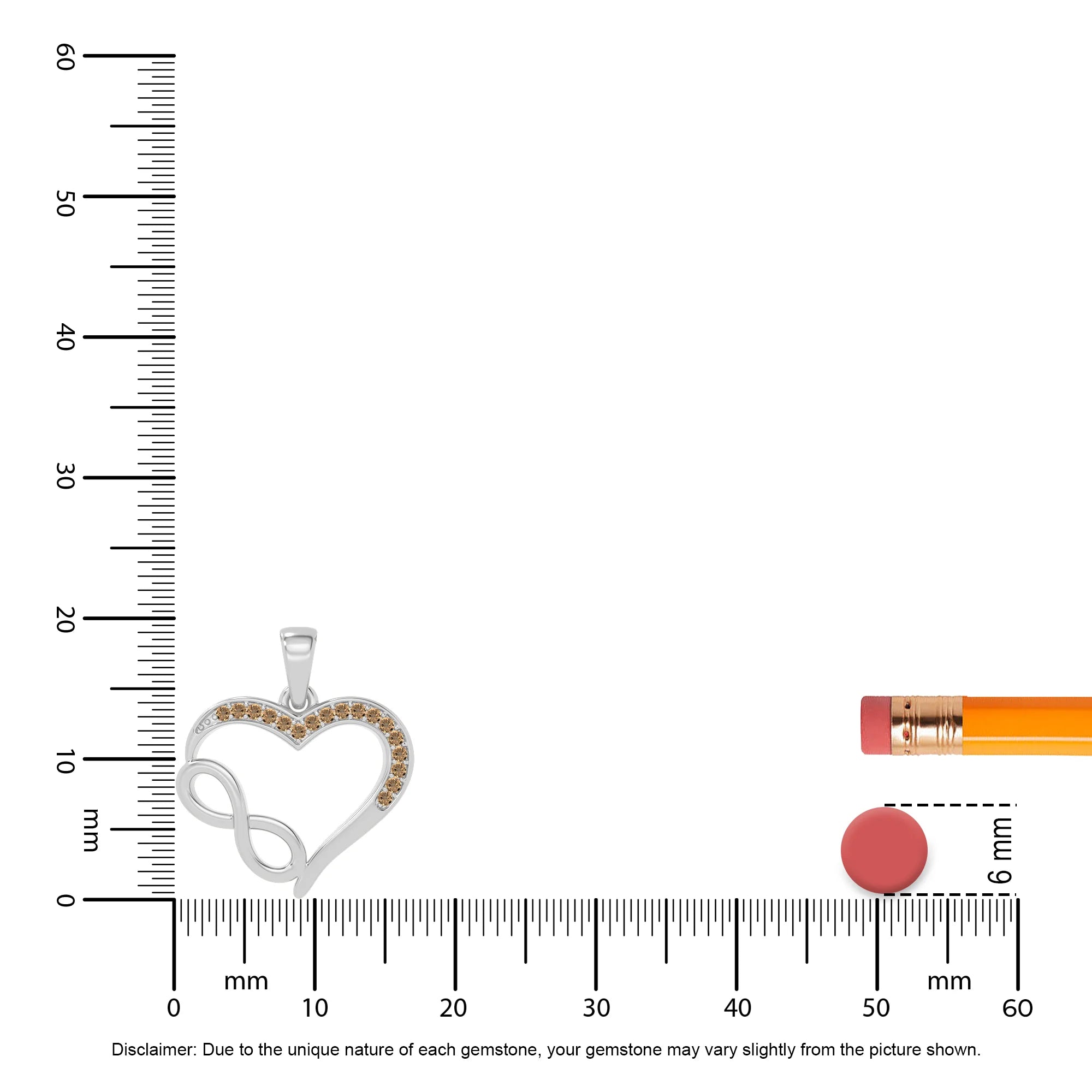 natural citrine infinity necklaces in sterling silver 