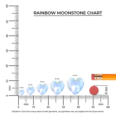 natural rainbow-moonstone heart halo solitaire engagement ring