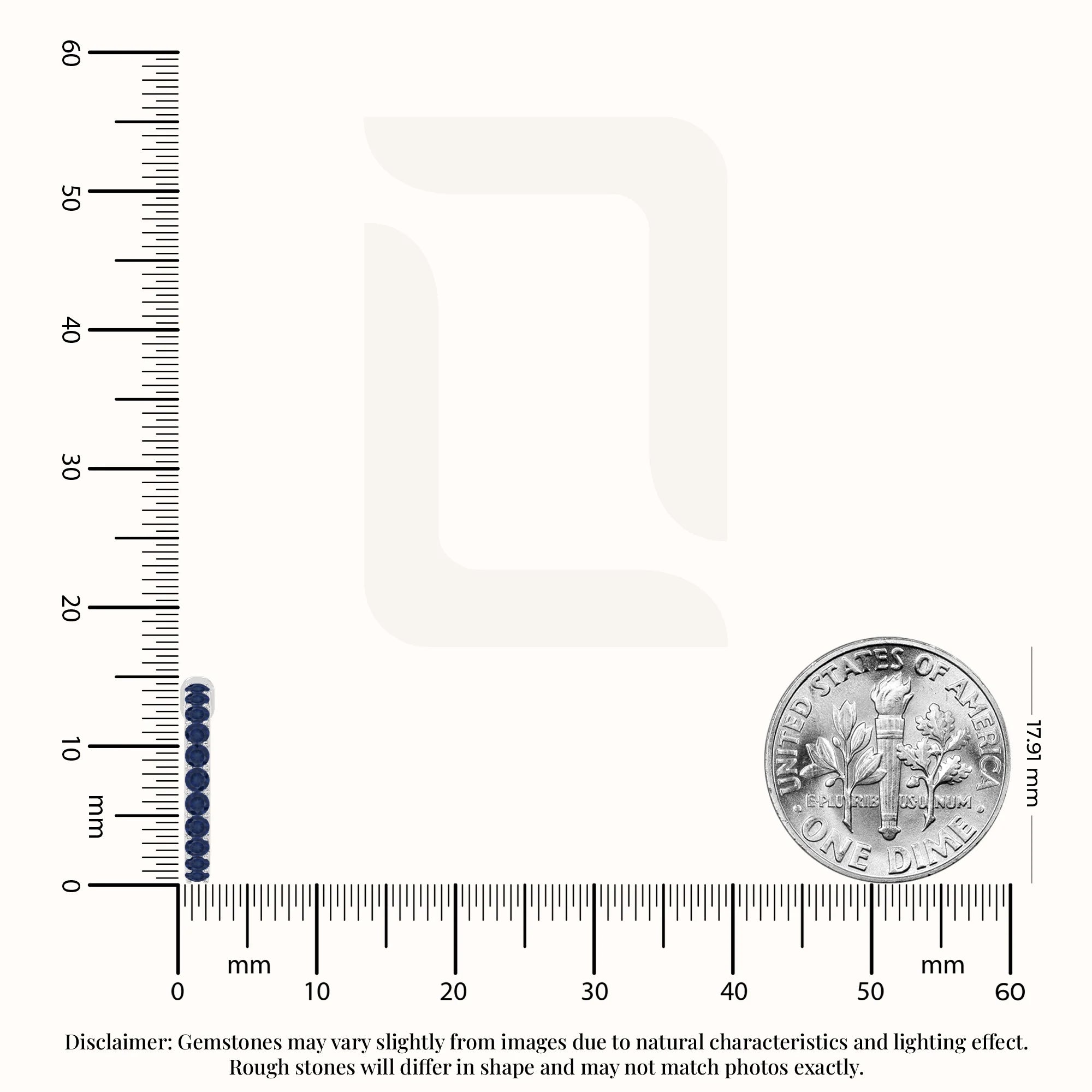 natural blue-sapphire hoop earrings in sterling silver 