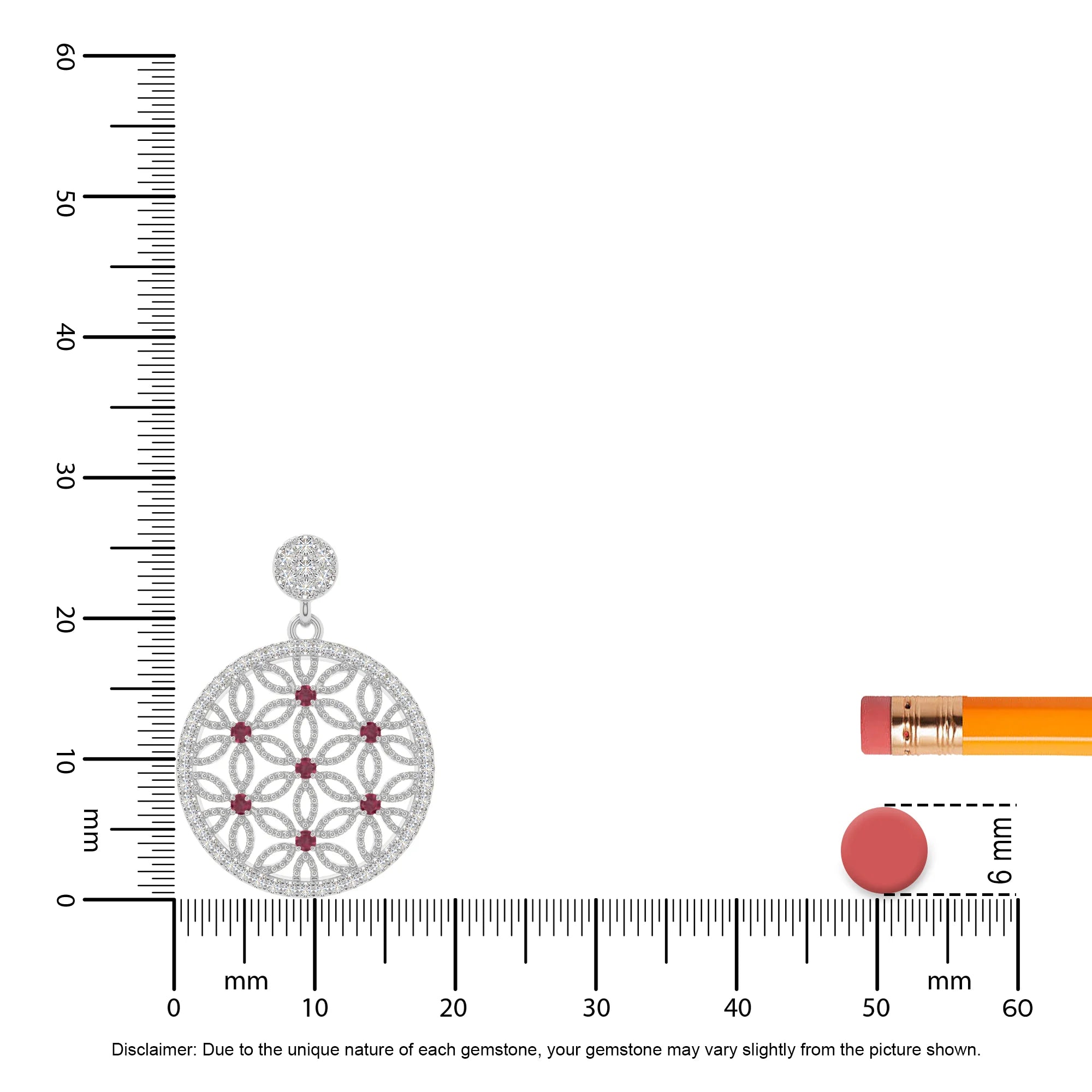 natural ruby infinity love knot necklaces in sterling silver 