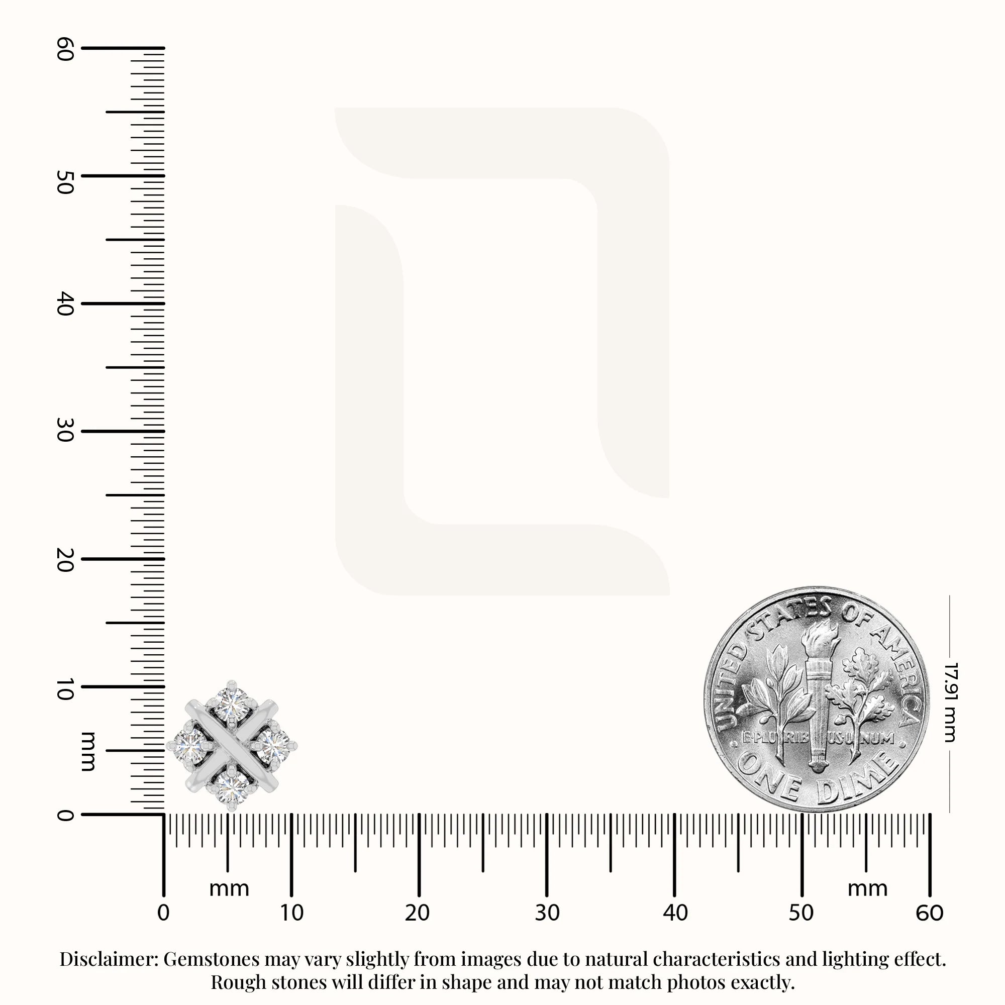 moissanite flower stud earrings in sterling silver 