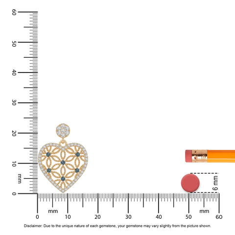 natural london-blue-topaz infinity love knot necklaces in yellow gold vermeil 