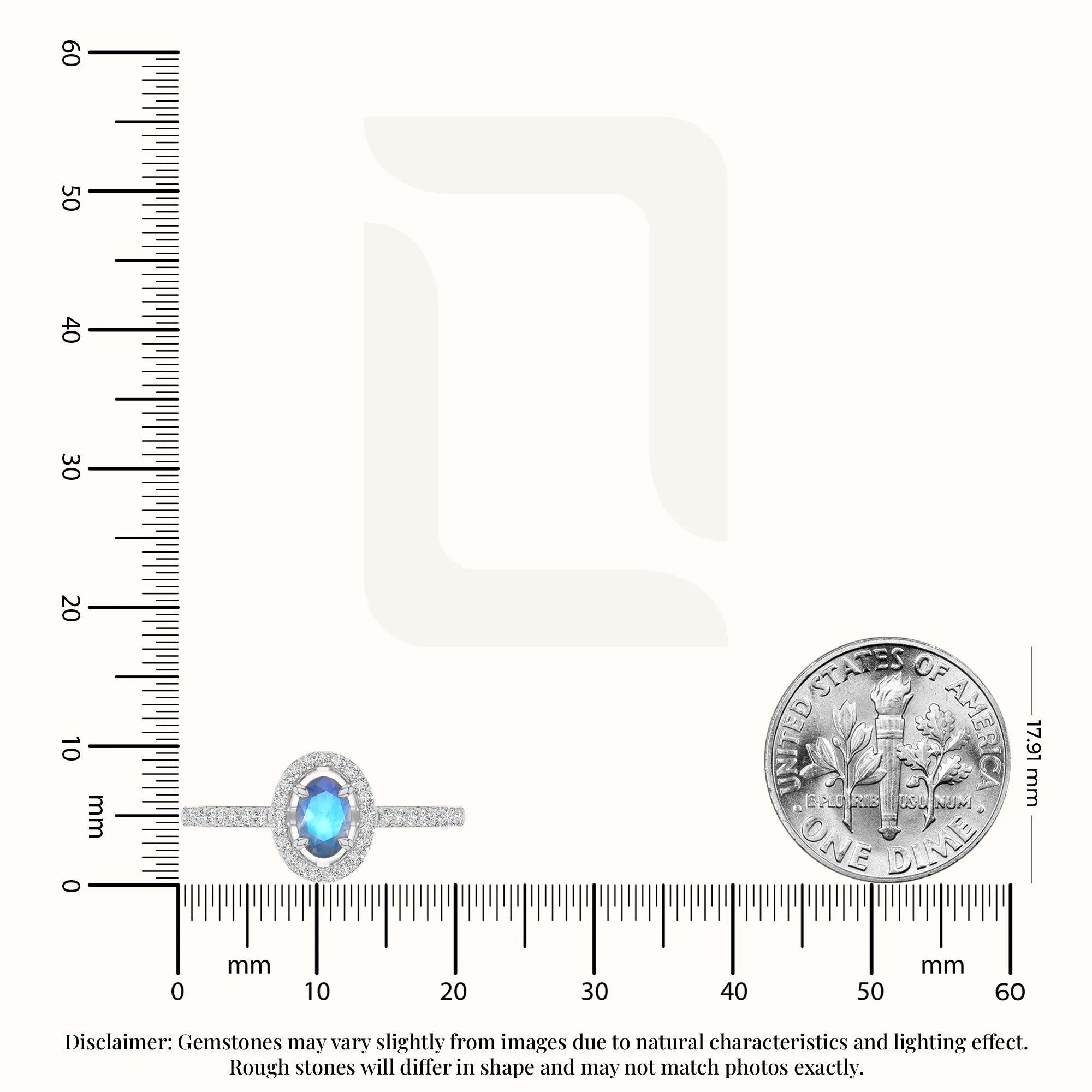 natural labradorite solitaire halo engagement rings in sterling silver 