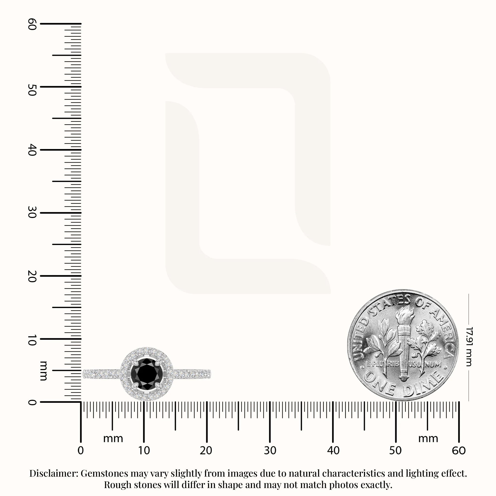 natural black onyx solitaire halo engagement rings in sterling silver 