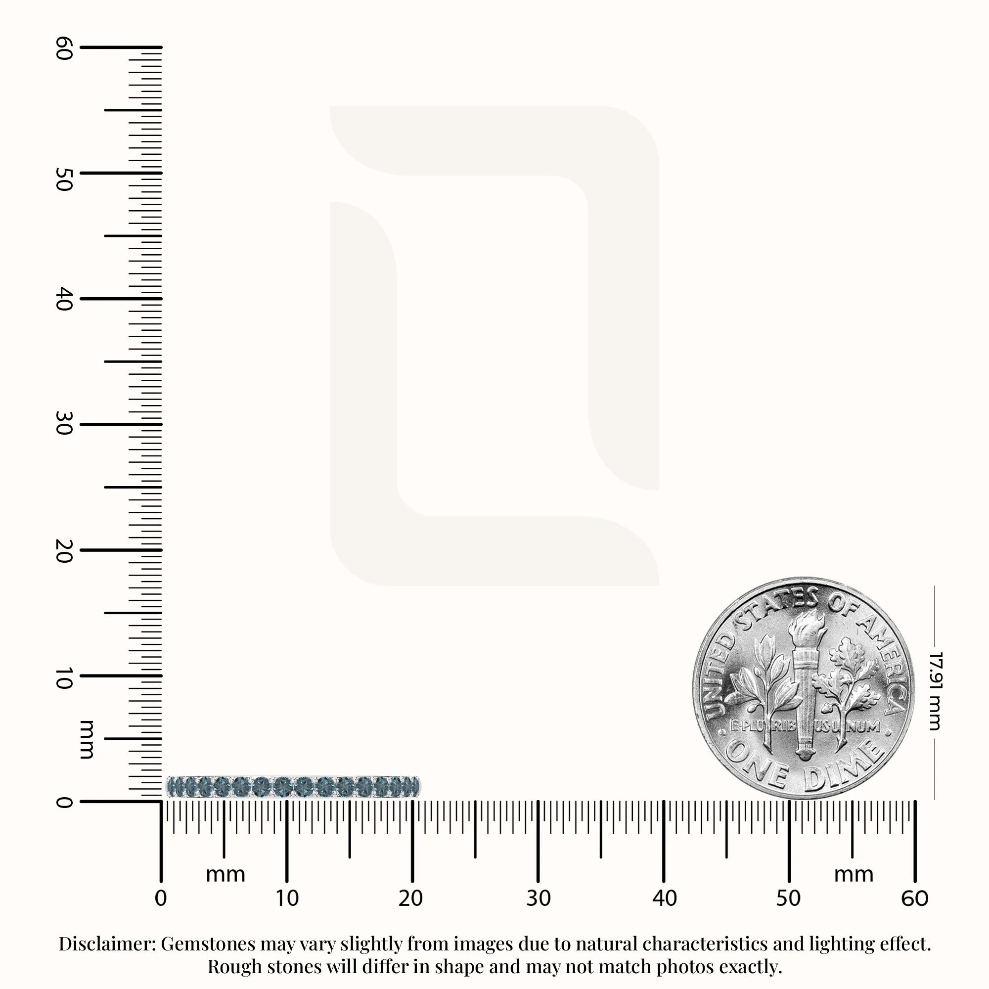 natural london blue topaz half eternity band rings in sterling silver 