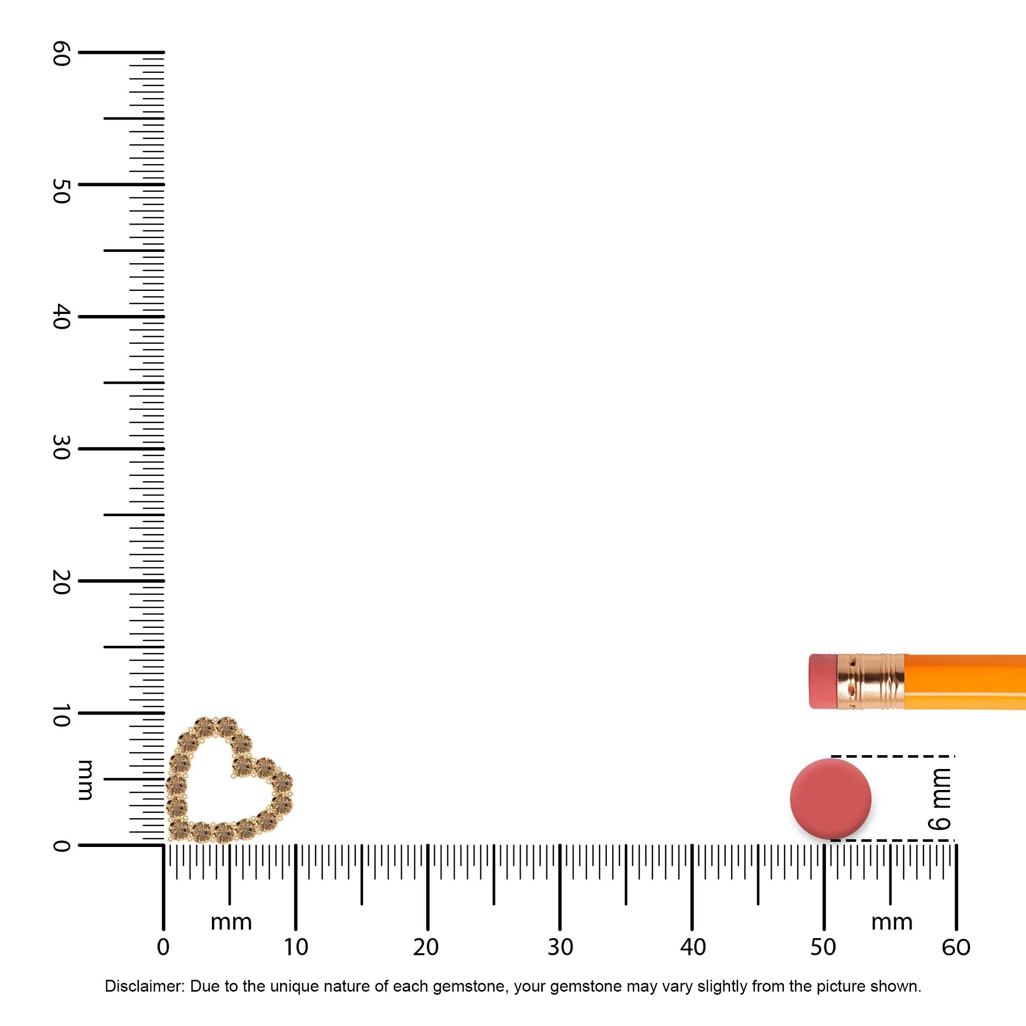natural citrine heart necklaces in yellow gold vermeil 