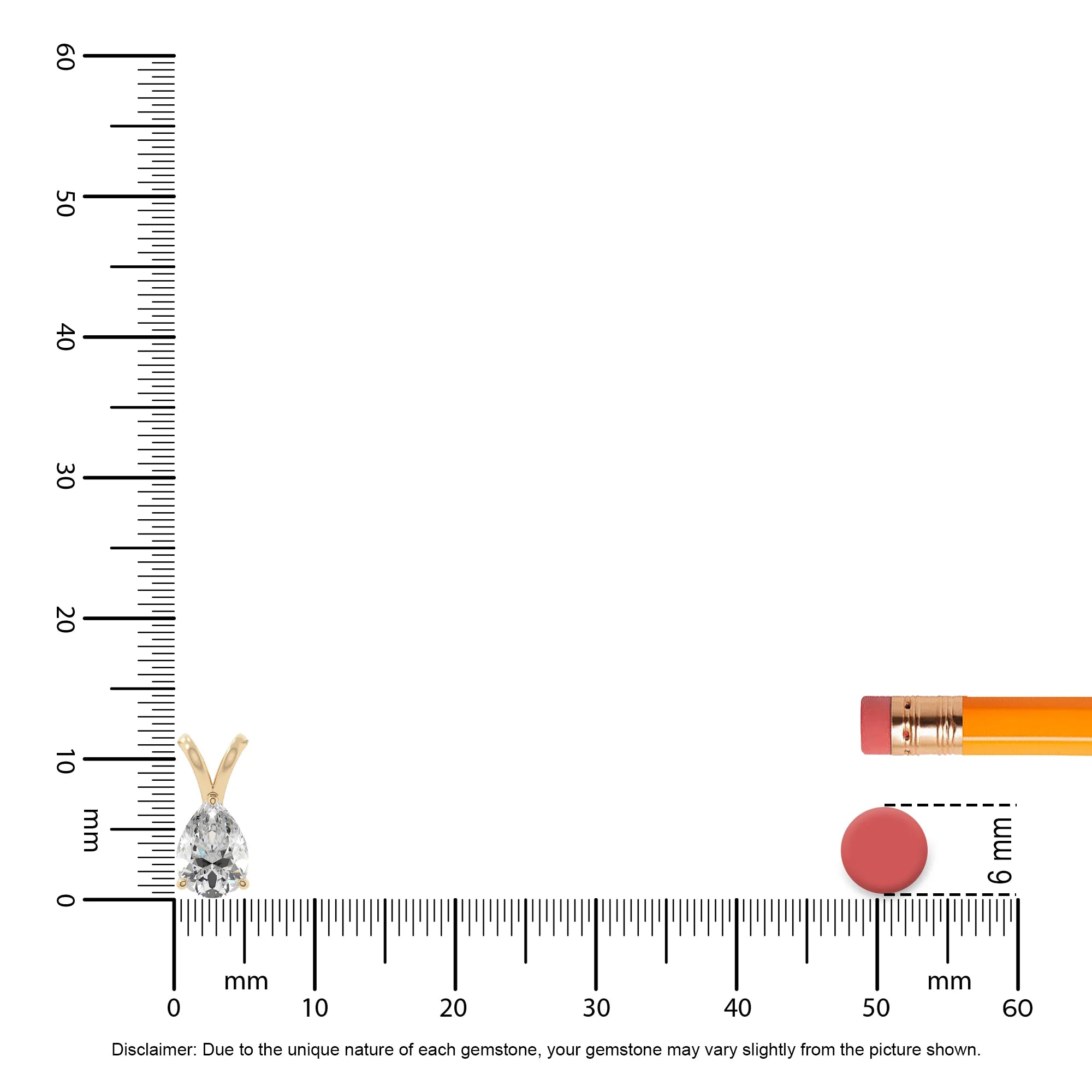 moissanite v-bale solitaire necklaces in yellow gold vermeil 
