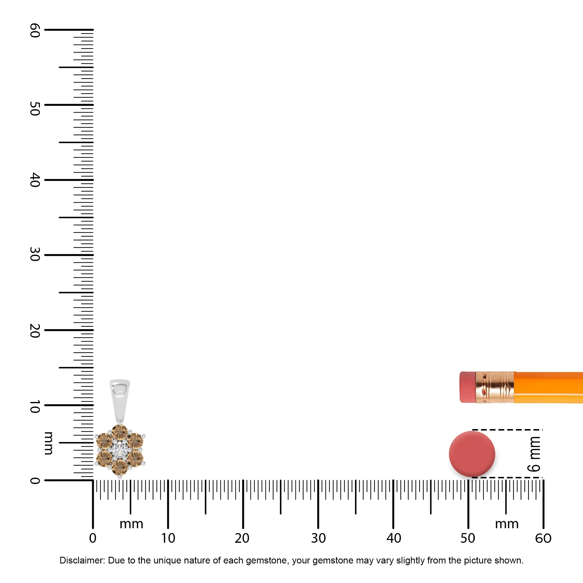 natural citrine flower necklaces in sterling silver 