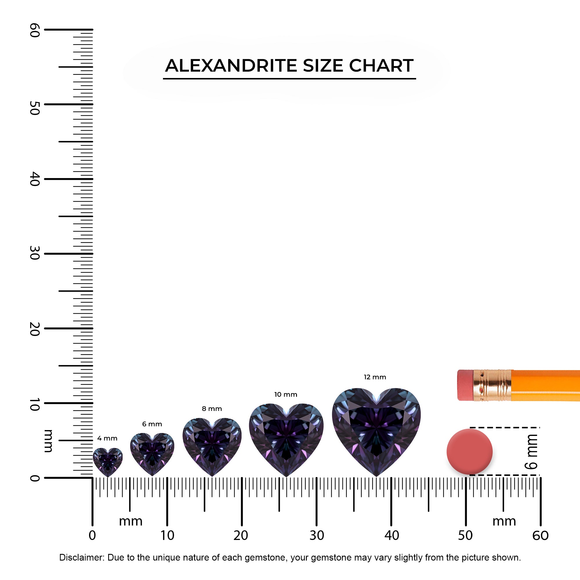 lab grown alexandrite heart shape solitaire pendant necklace