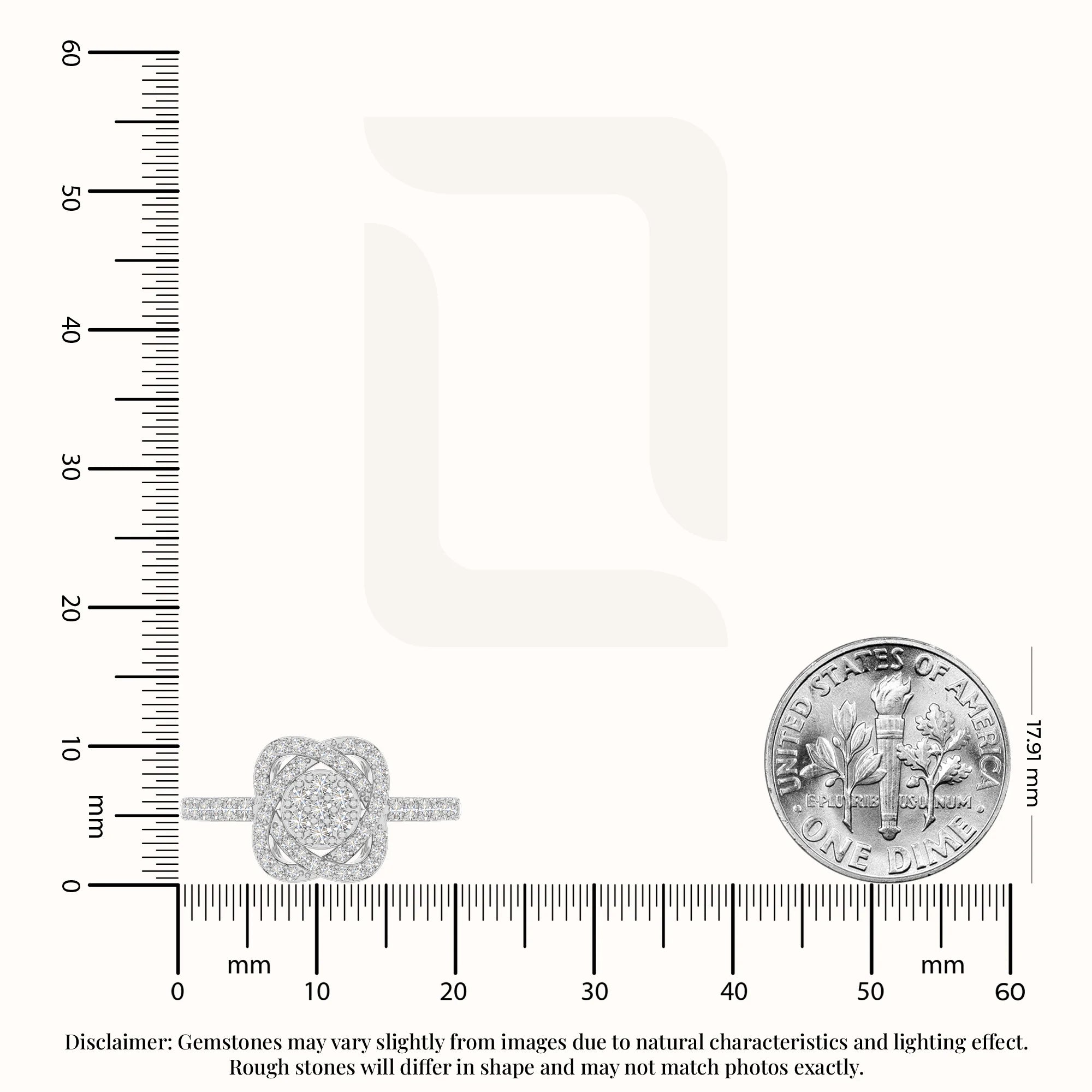 natural moissanite infinity promise rings in sterling silver 