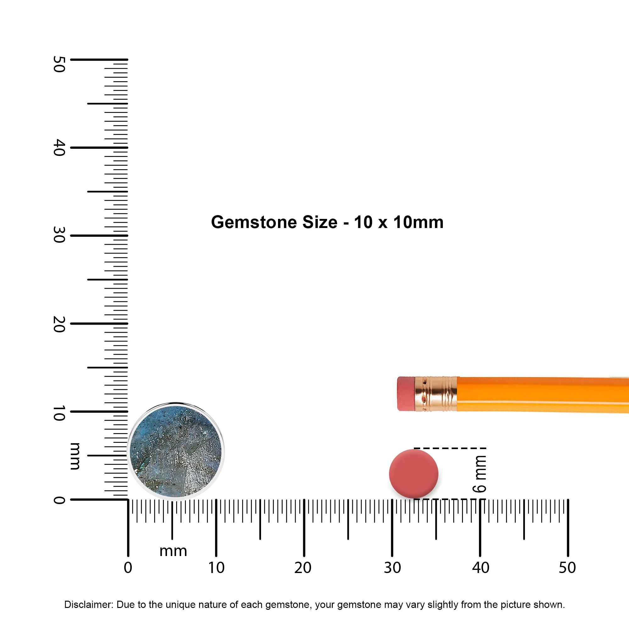 natural labradorite round shape pendant necklace