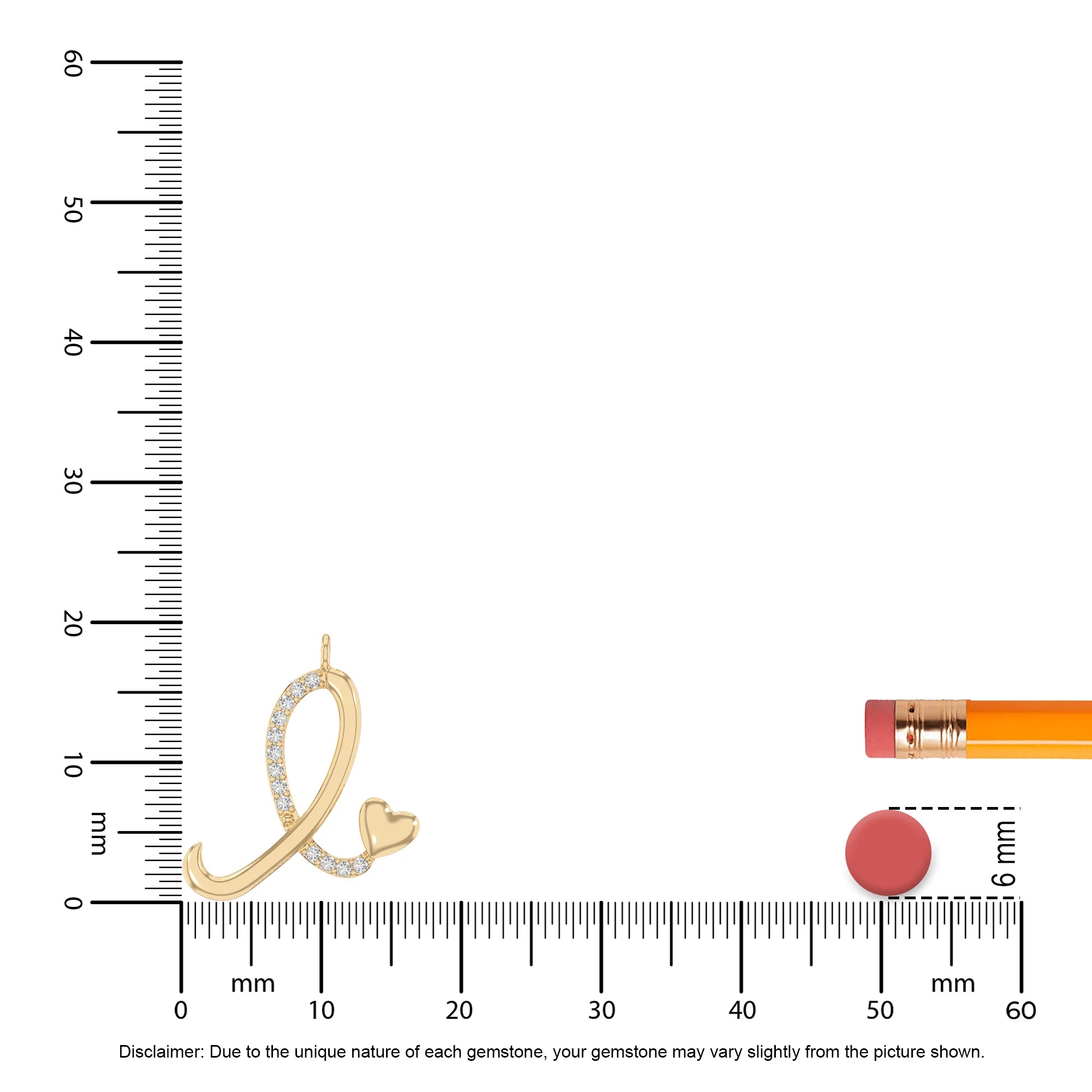 moissanite Initials necklaces in yellow gold vermeil 