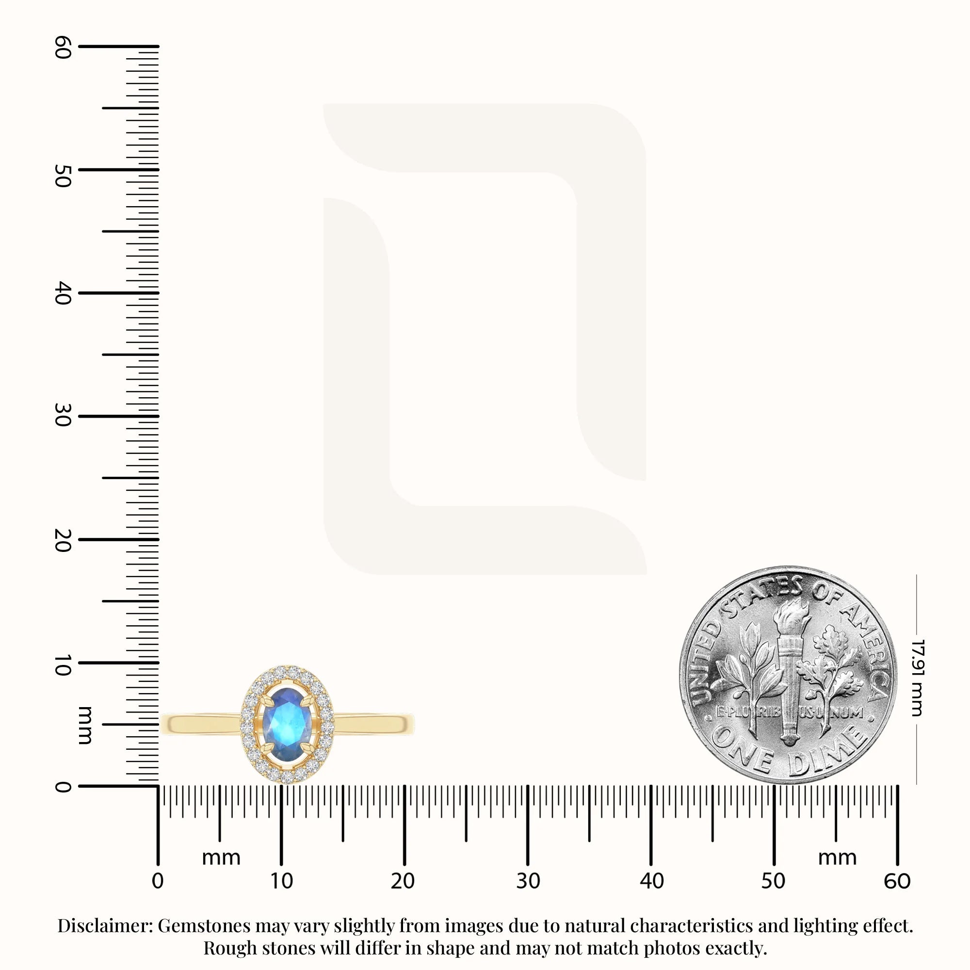 natural labradorite solitaire halo engagement rings in yellow gold vermeil