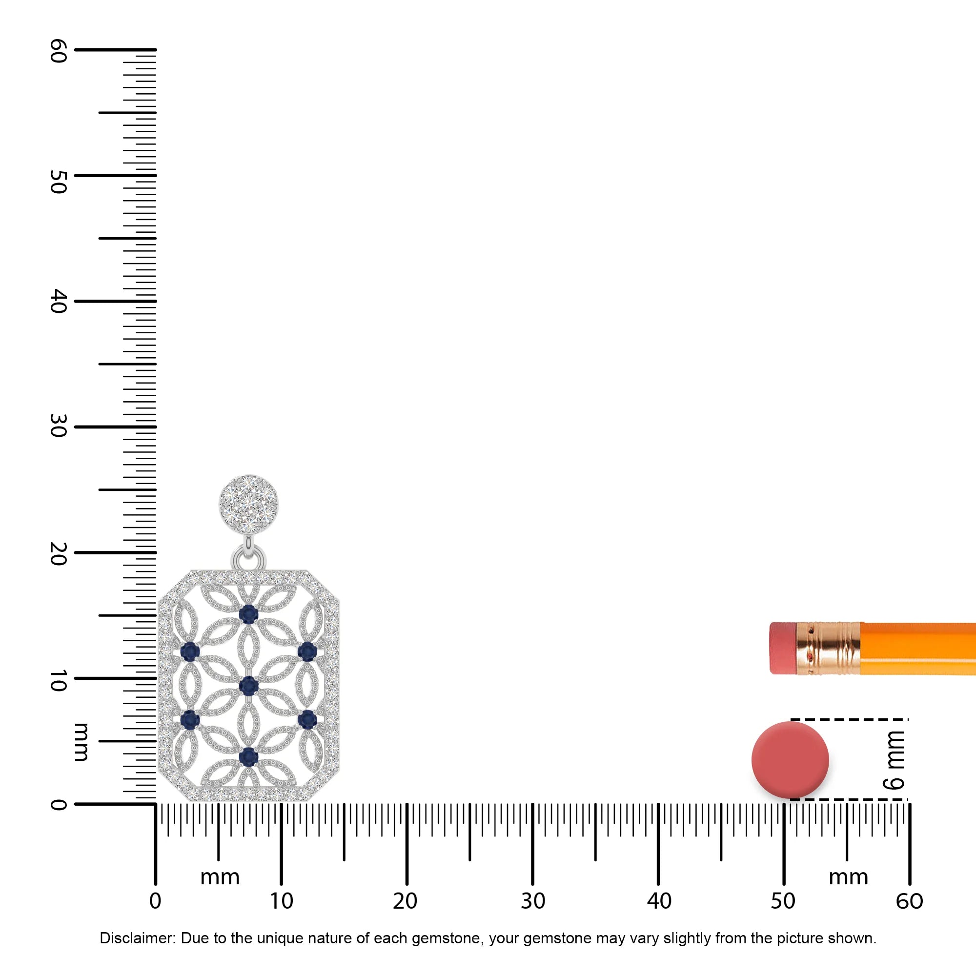 natural blue-sapphire infinity love knot necklaces in sterling silver 