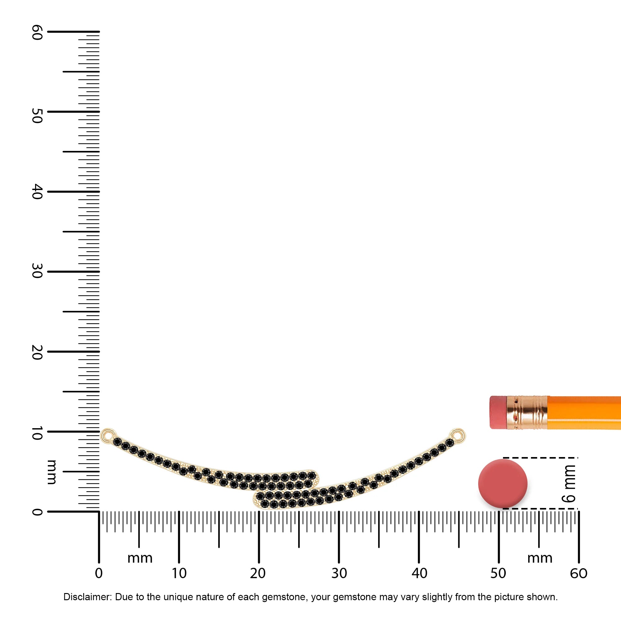 natural black-onyx bypass curved bar necklaces in yellow gold vermeil 