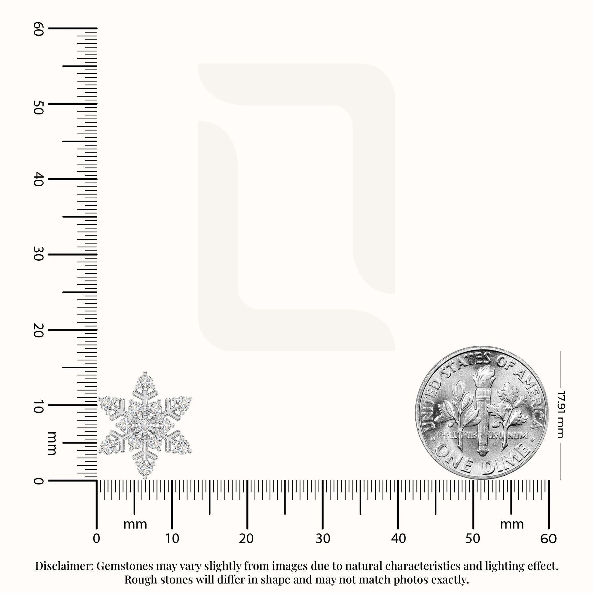 moissanite snowflake stud earrings in sterling silver 