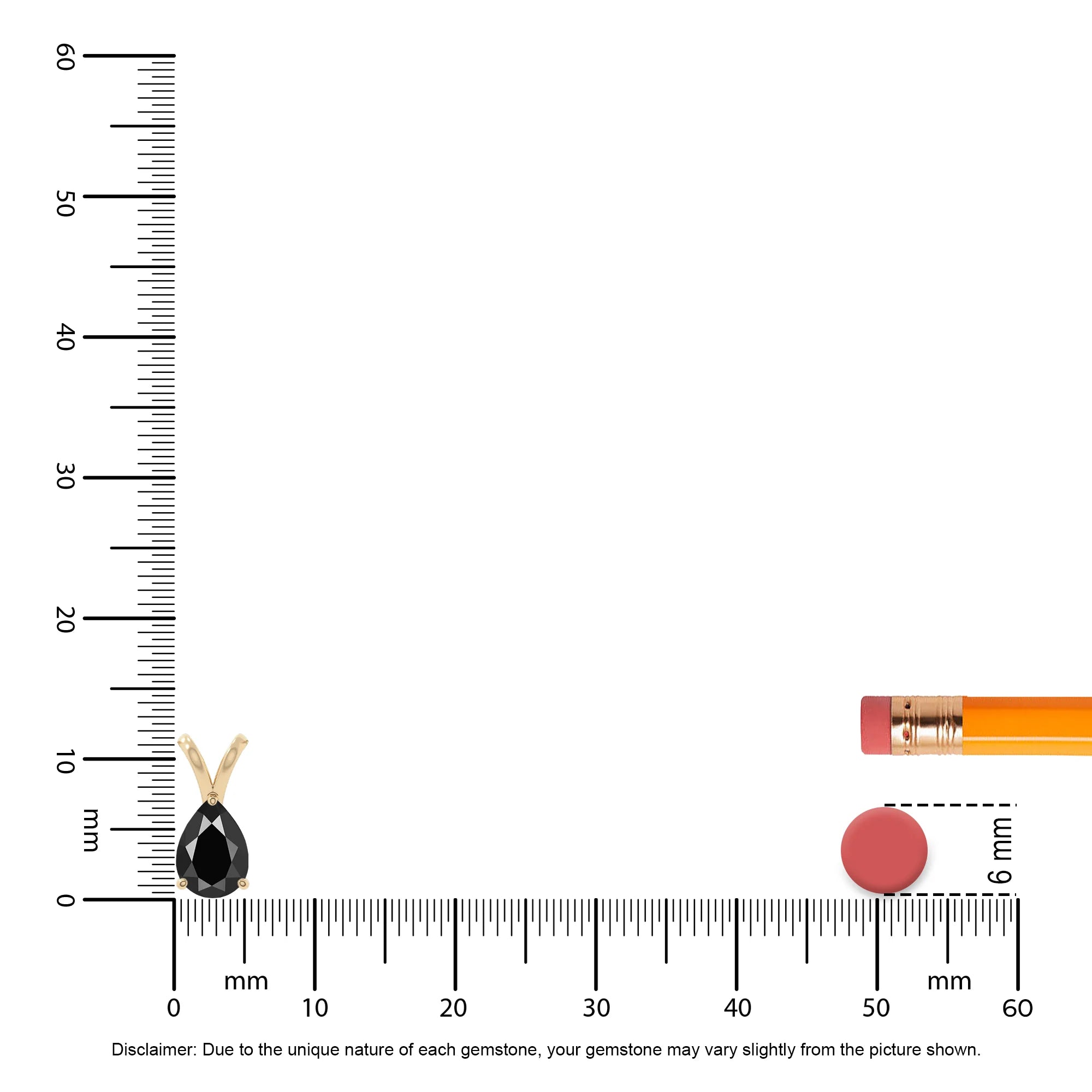 natural black-onyx v-bale solitaire necklaces in yellow gold vermeil 