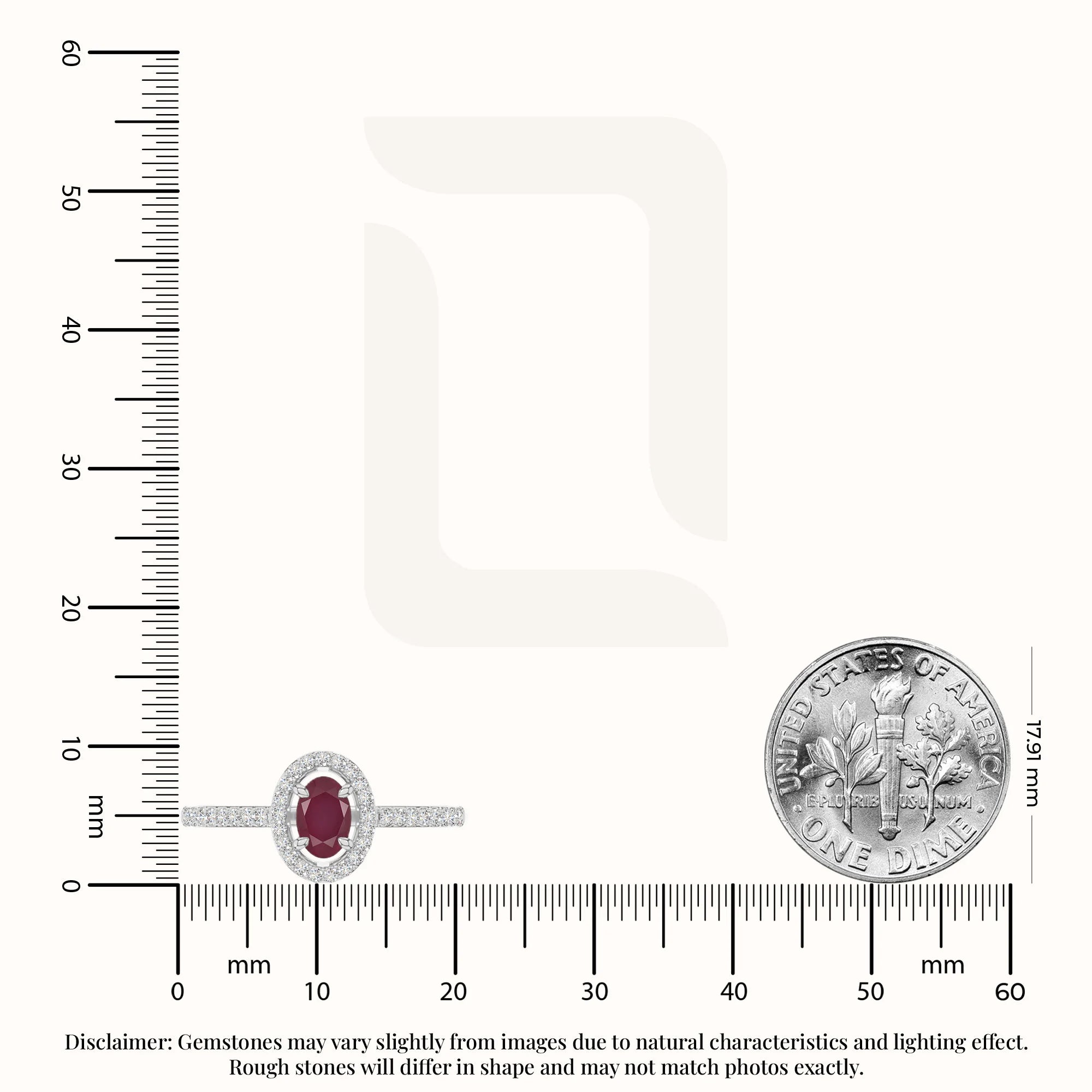 natural ruby solitaire halo engagement rings in sterling silver 