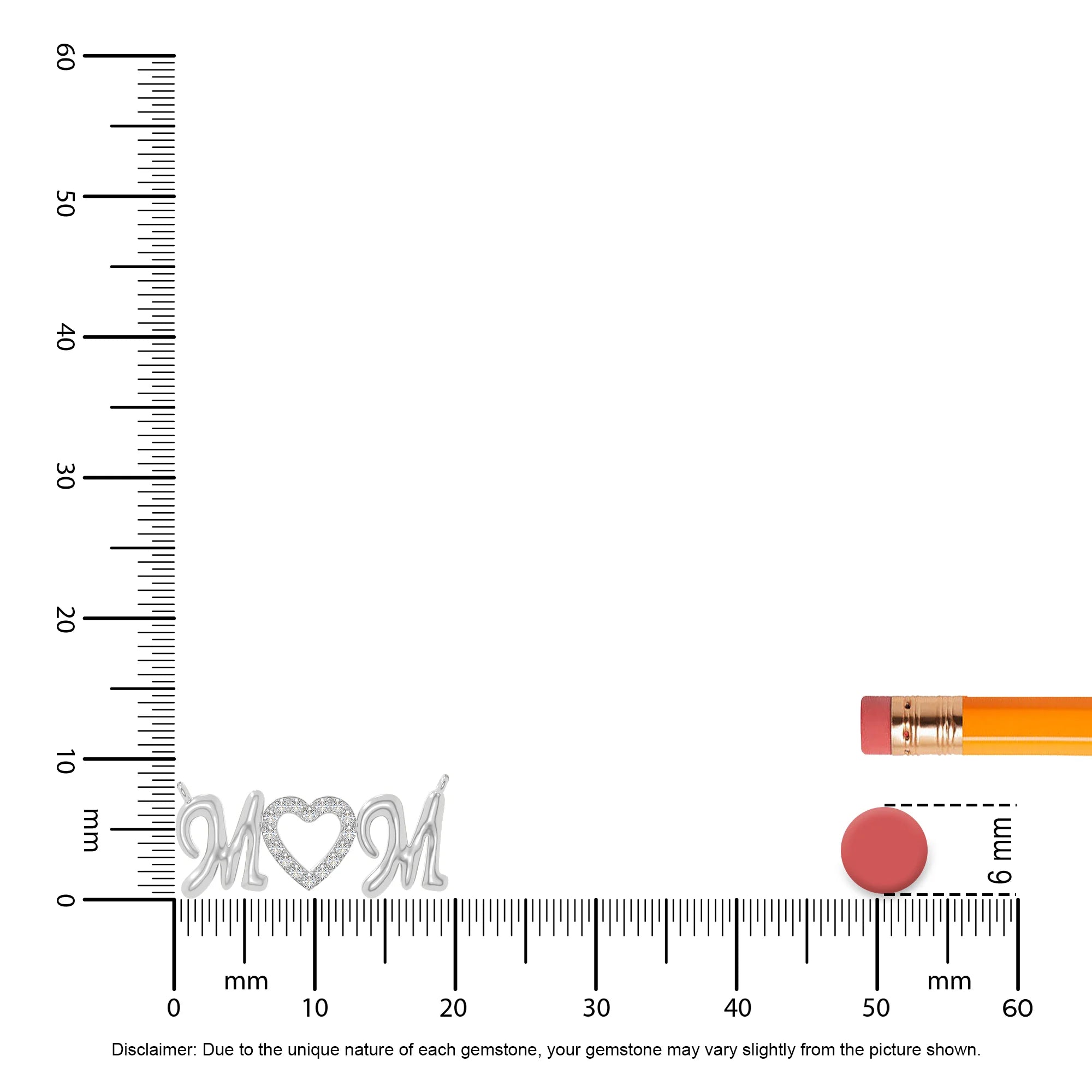 moissanite mom heart necklaces in sterling silver 