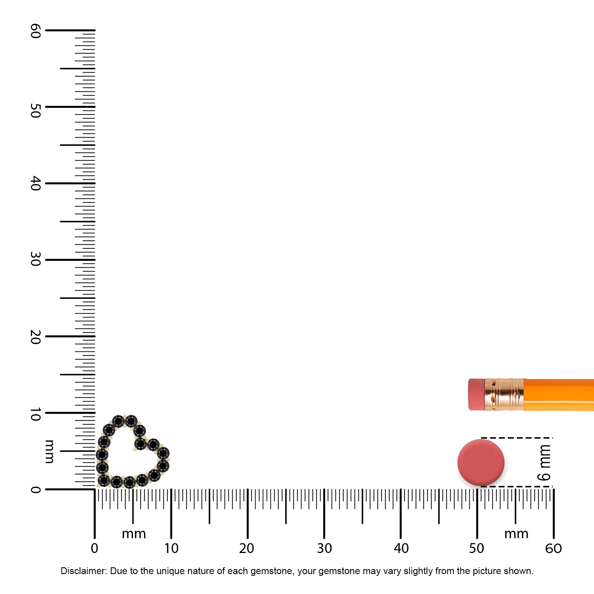 natural black-onyx heart necklaces in yellow gold vermeil 