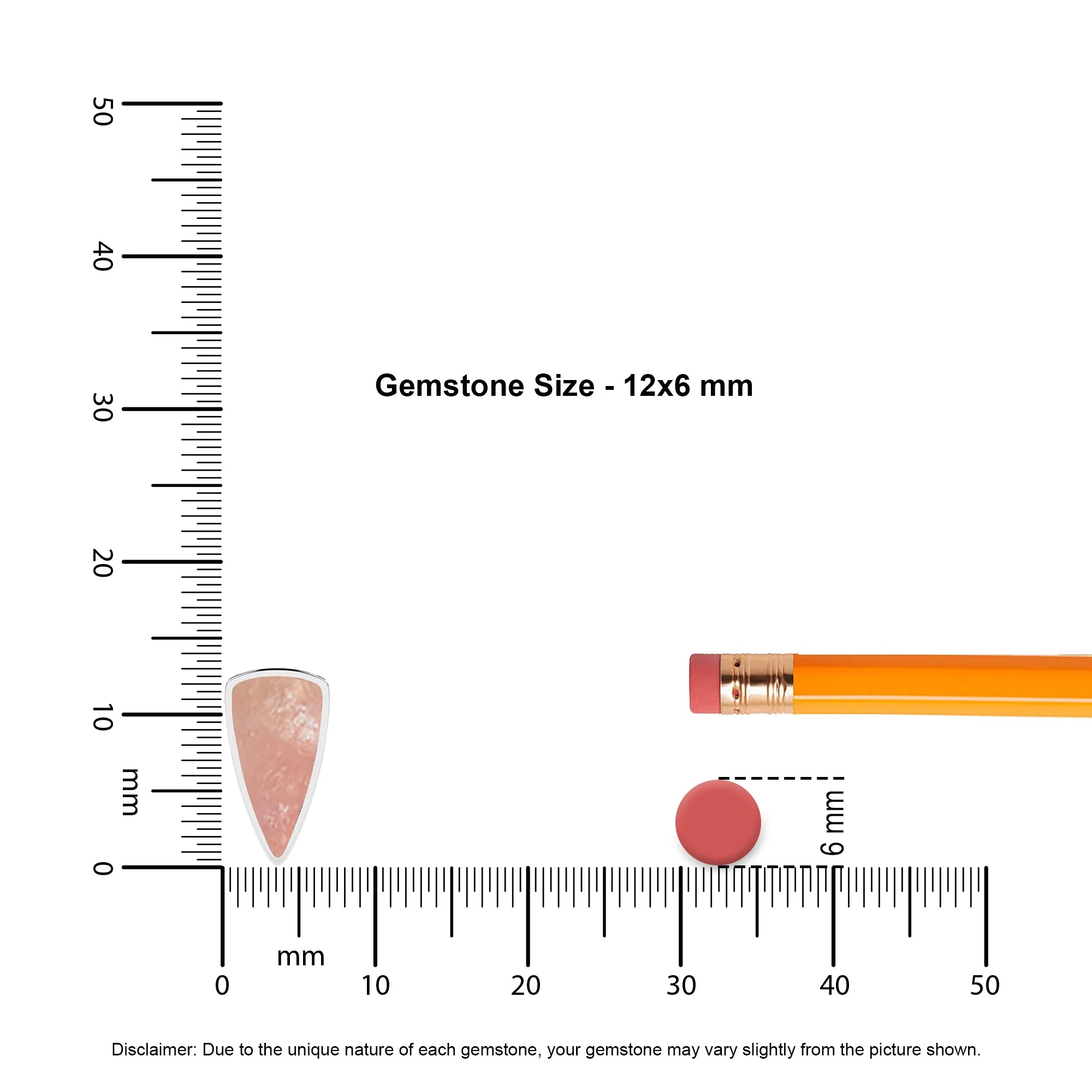 natural rose-quartz bullet shape pendant necklace