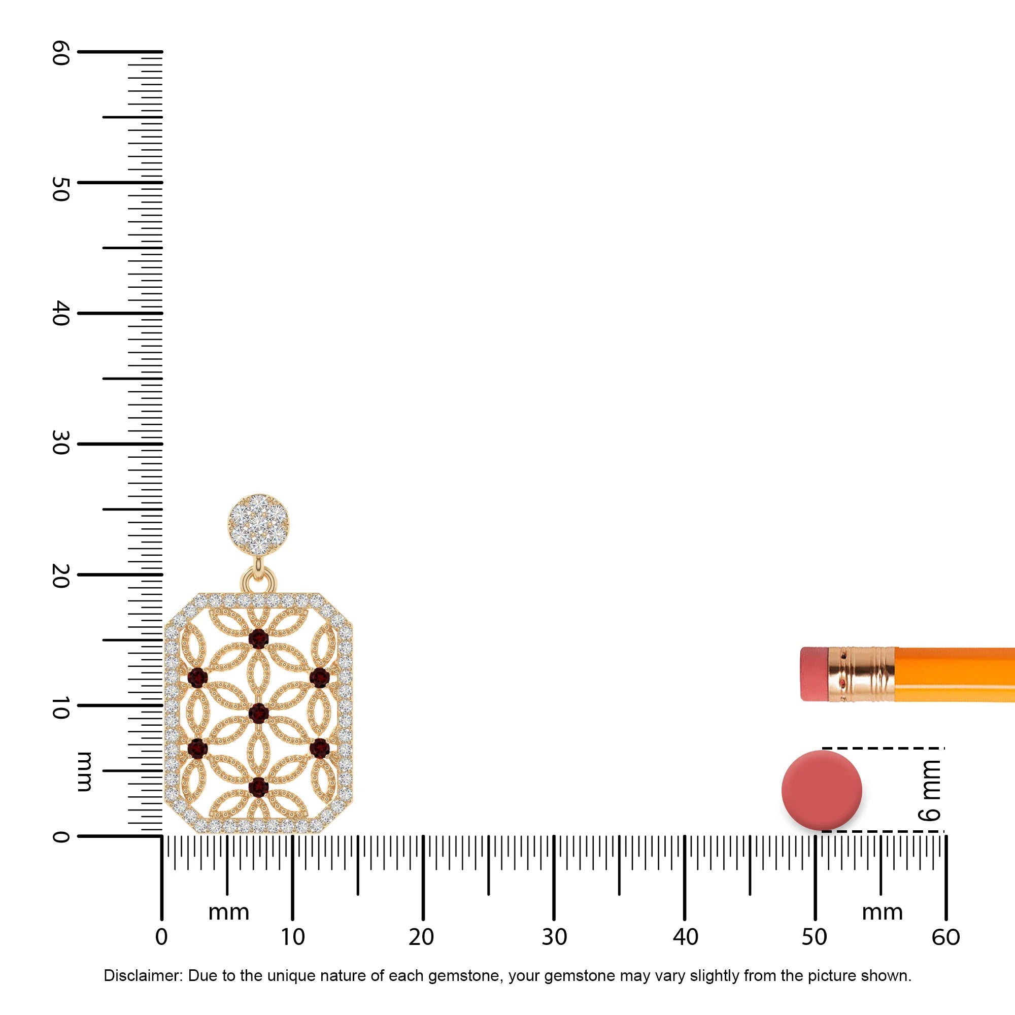 natural garnet infinity love knot necklaces in yellow gold vermeil 