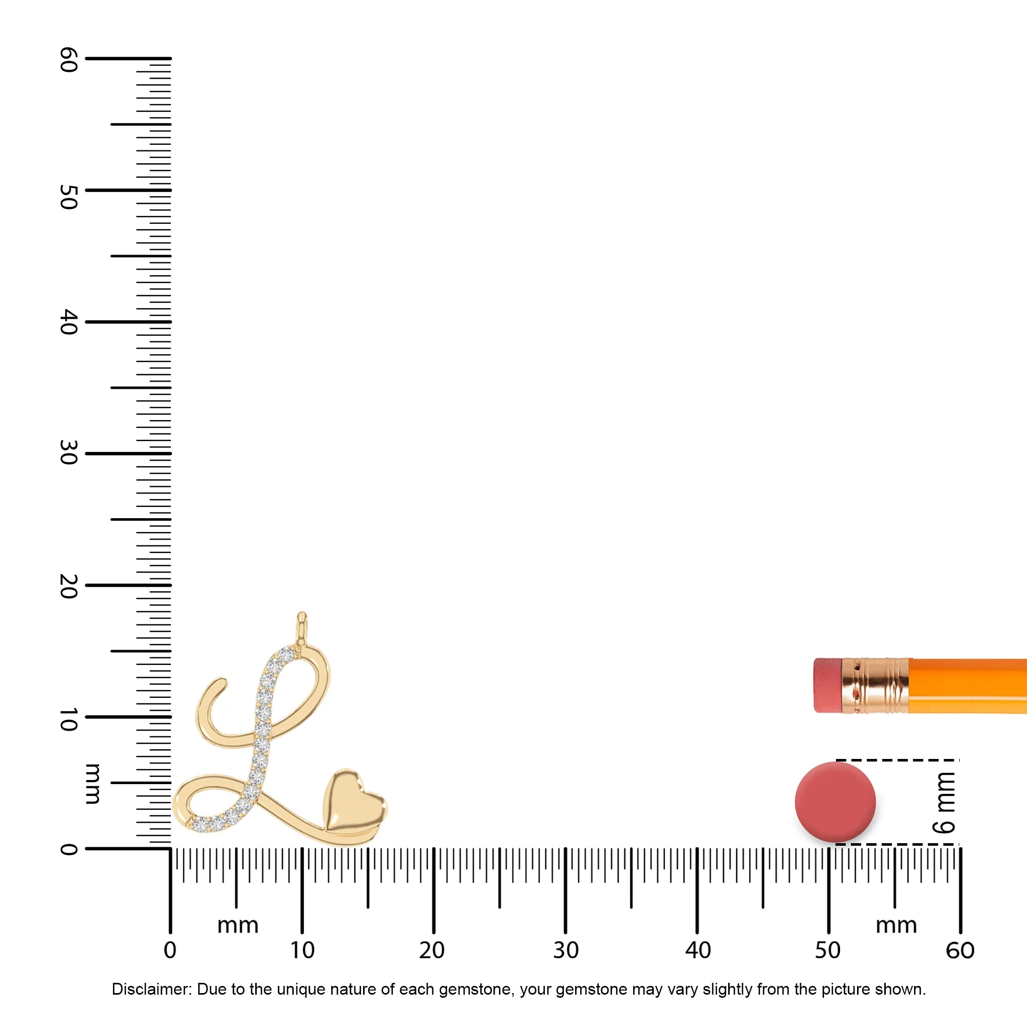 moissanite Initials necklaces in yellow gold vermeil 