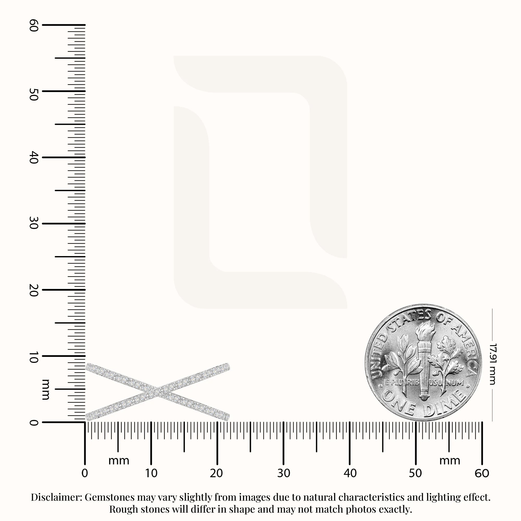 natural moissanite criss cross band rings in sterling silver 