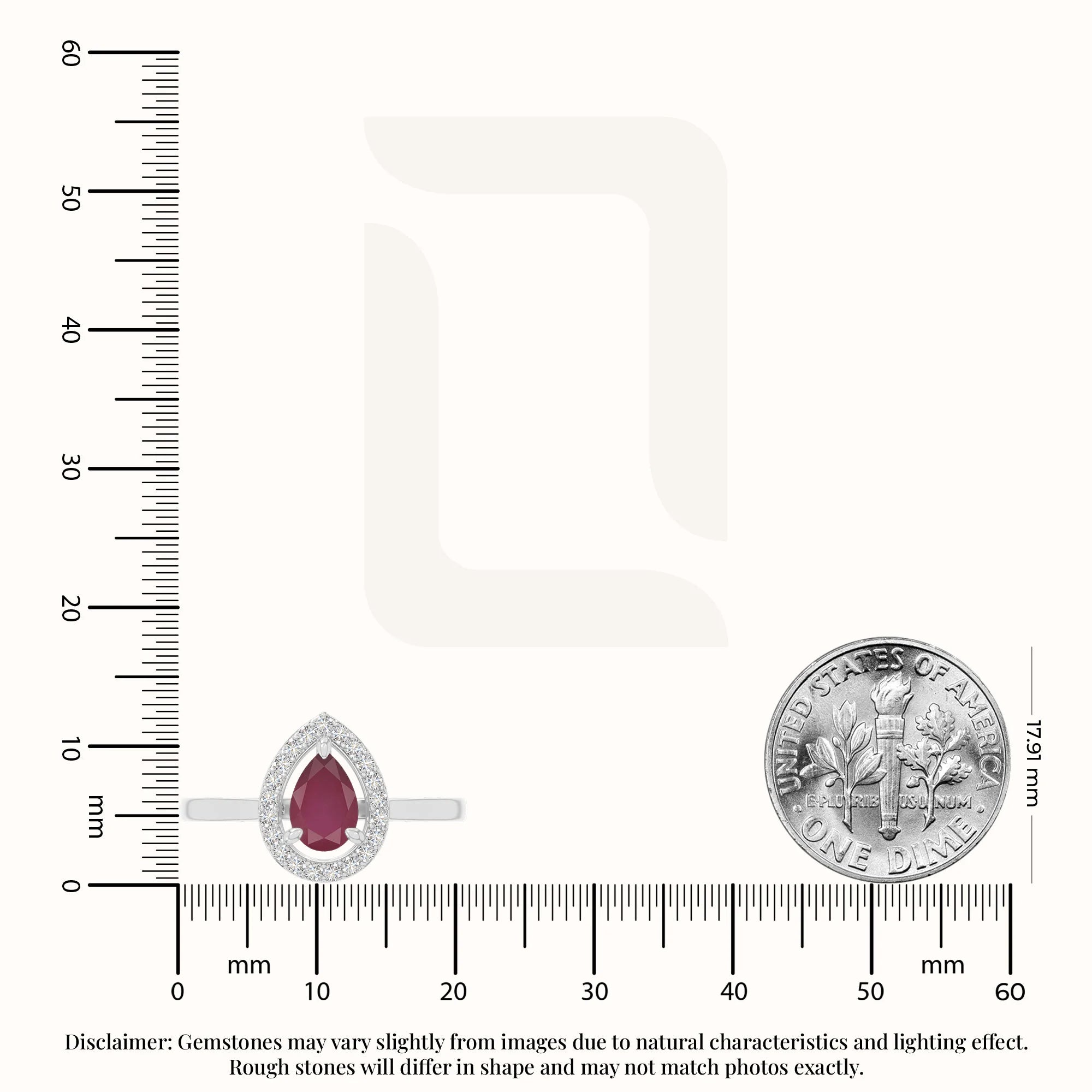 natural ruby solitaire halo engagement rings in sterling silver 