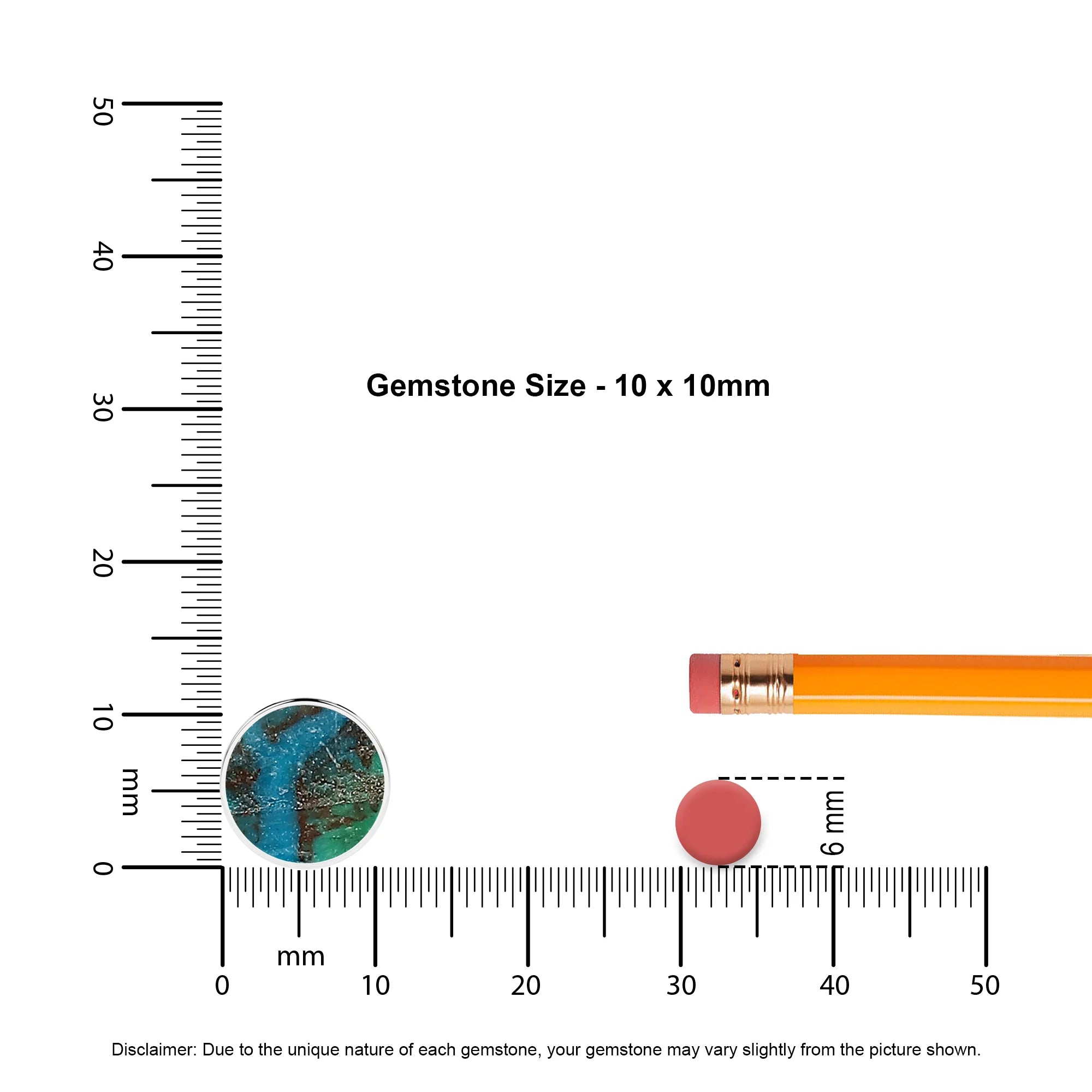 natural chrysocolla round shape pendant necklace