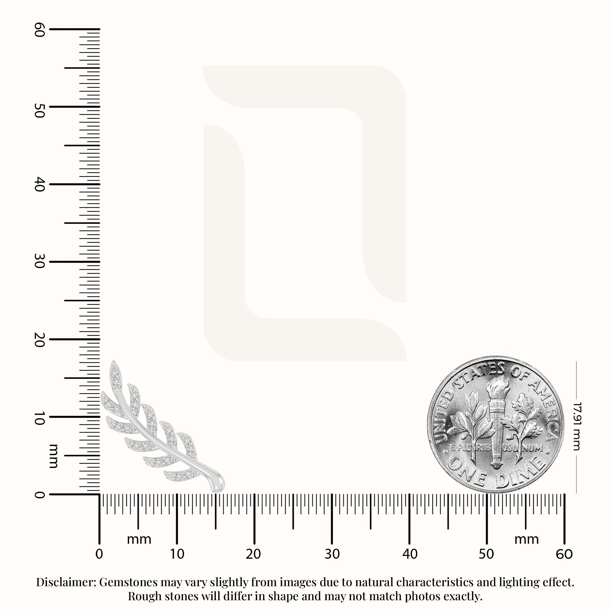 moissanite leaf climber earrings in sterling silver 