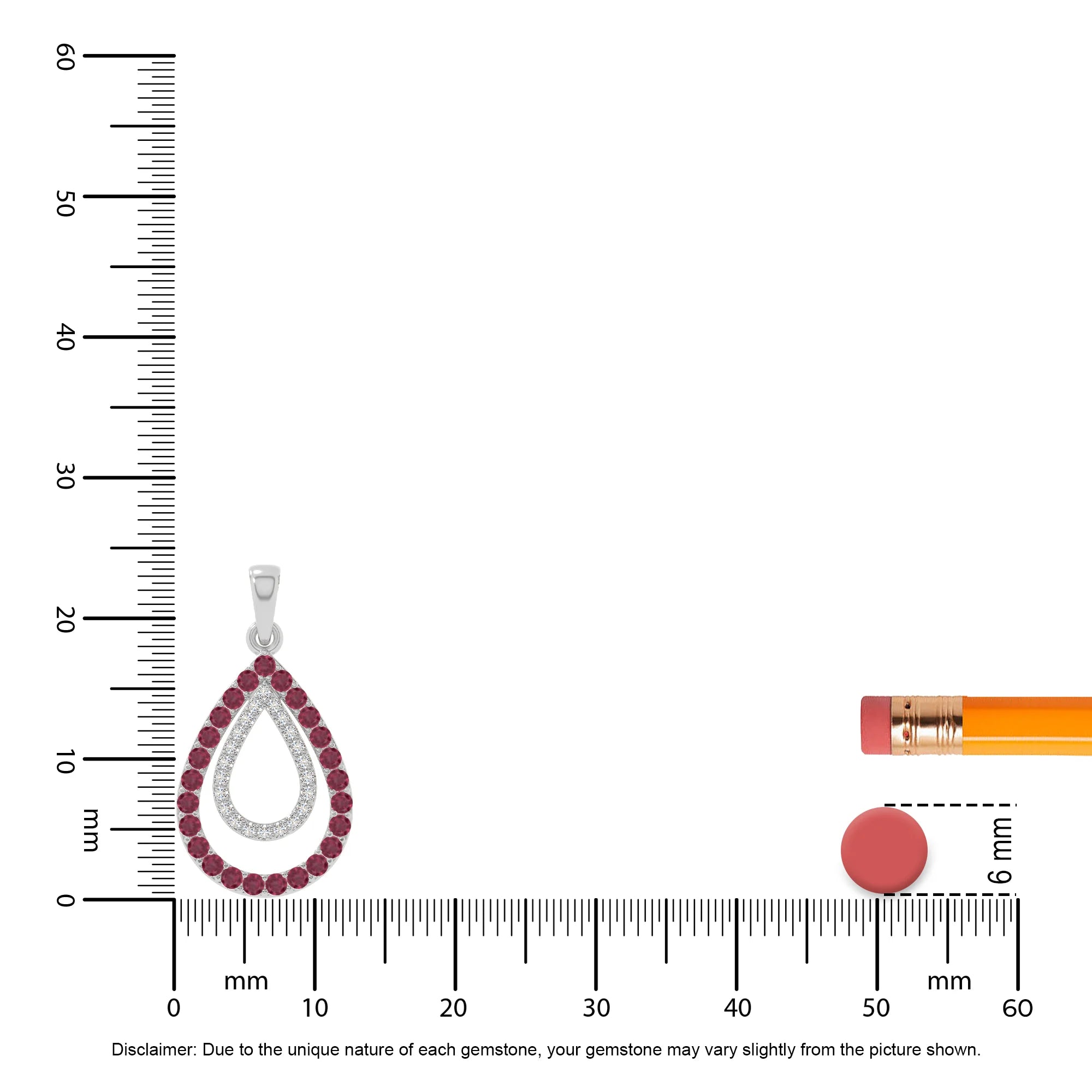 natural ruby infinity love knot necklaces in sterling silver 