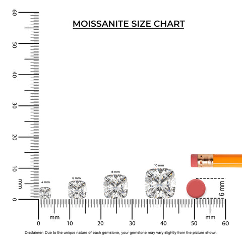 lab-grown moissanite cushion half eterity halo solitaire engagement ring