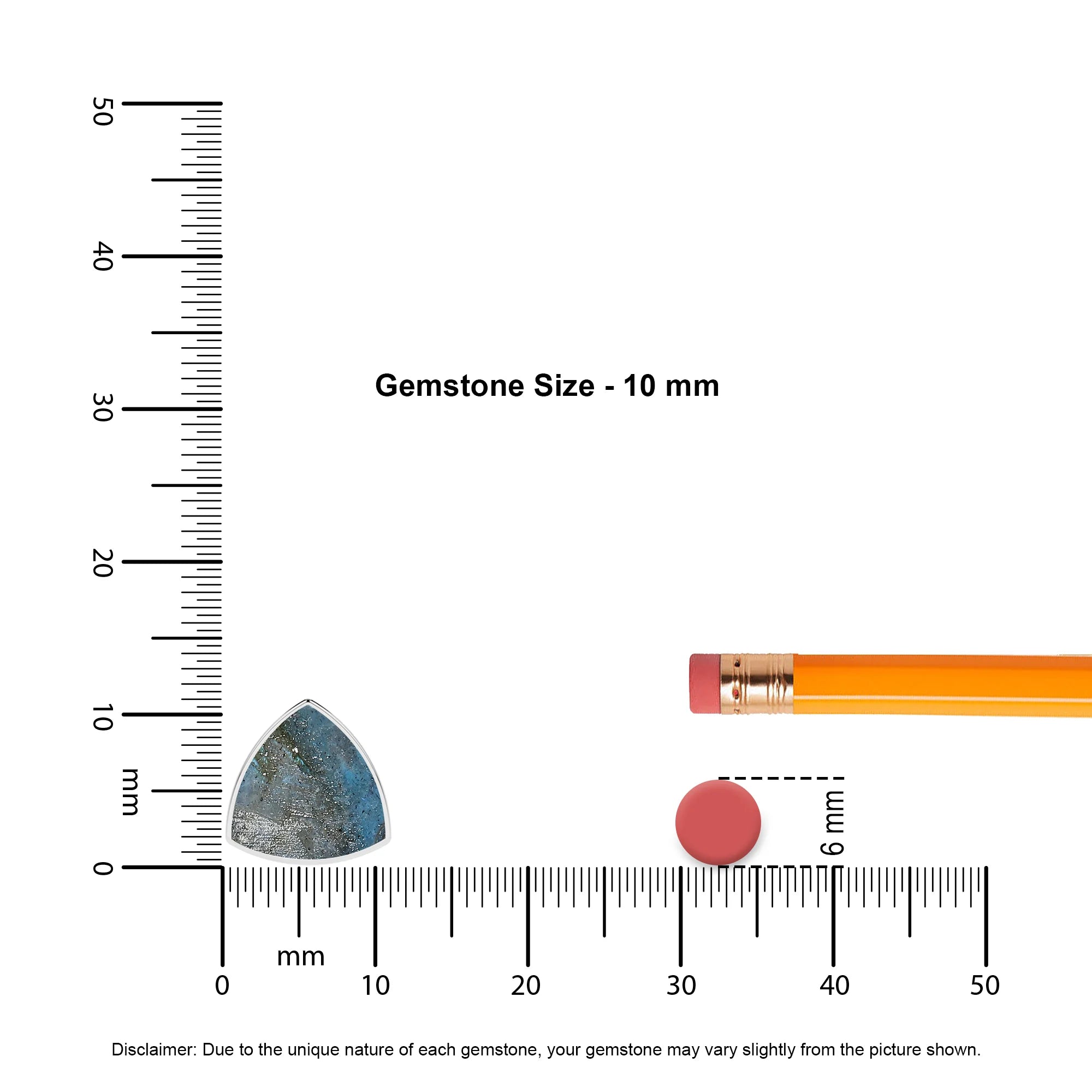 natural labradorite trillion shape pendant necklace