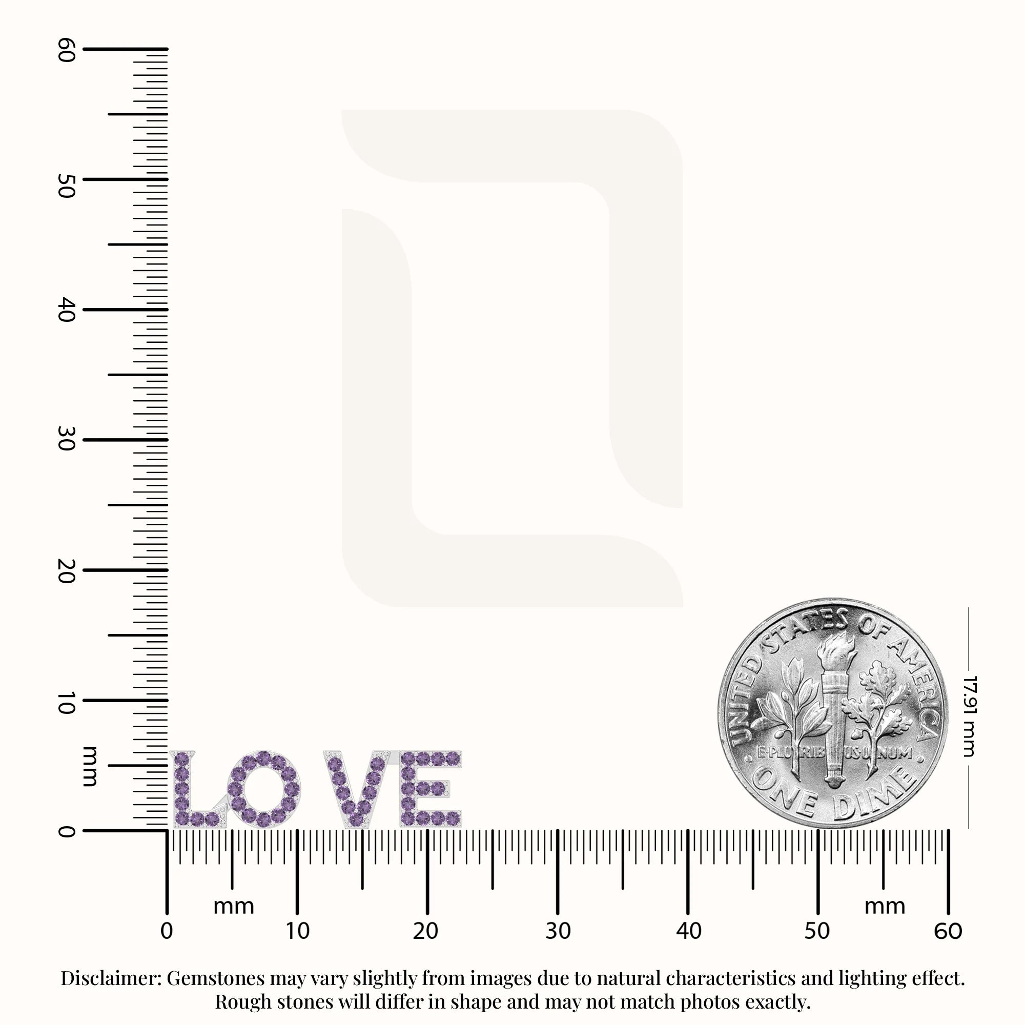 natural amethyst love stud earrings in sterling silver 