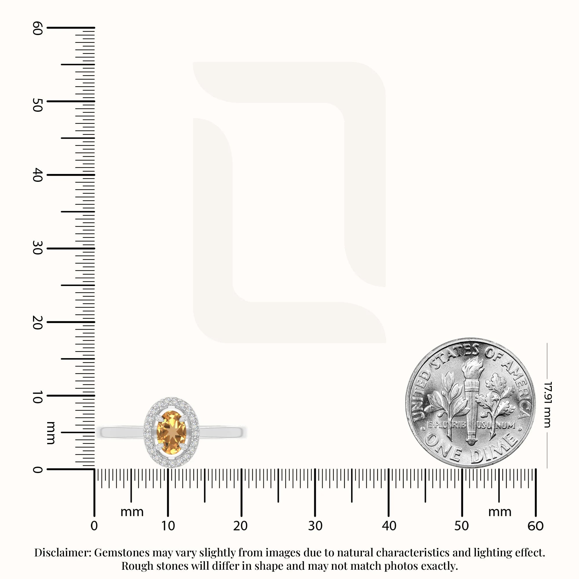 natural citrine solitaire halo engagement rings in sterling silver 
