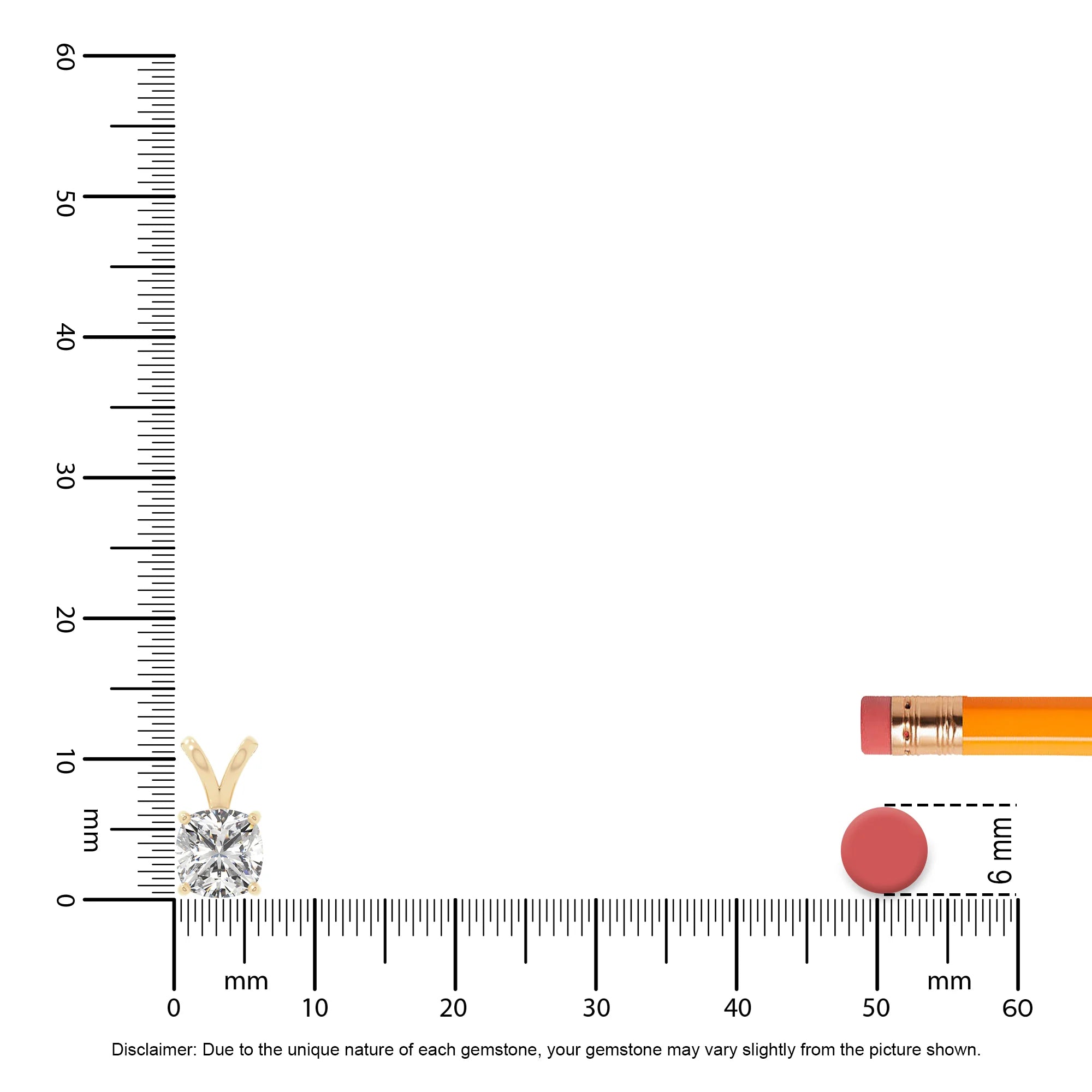 moissanite v-bale solitaire necklaces in yellow gold vermeil 