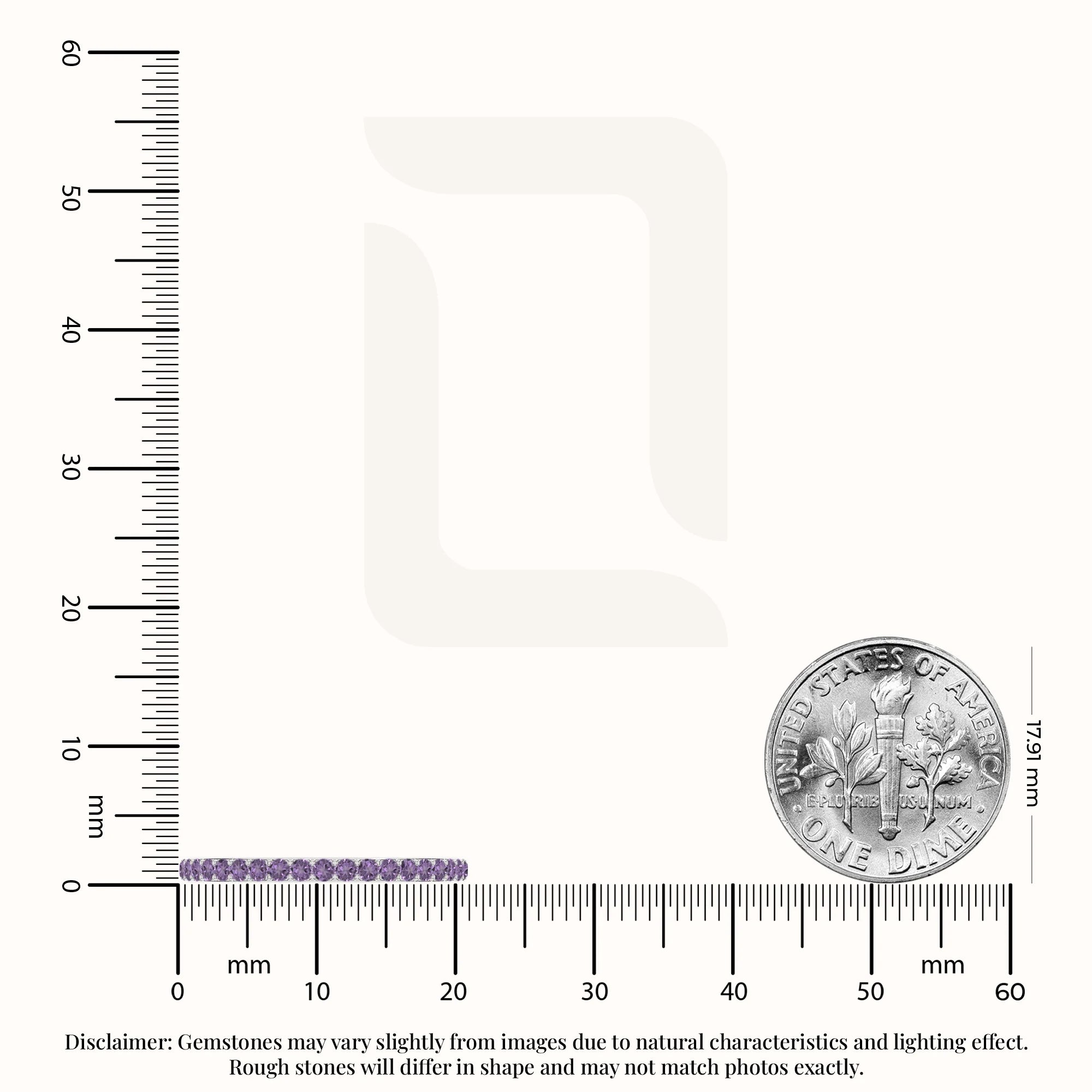 natural amethyst eternity band rings in sterling silver 