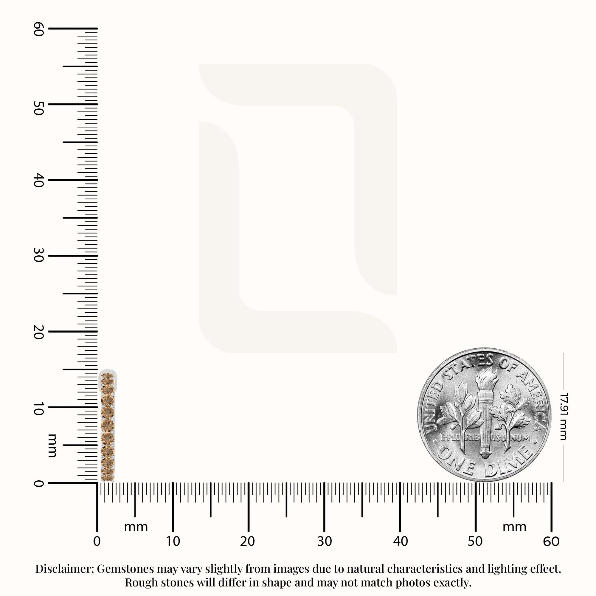natural citrine hoop earrings in sterling silver 