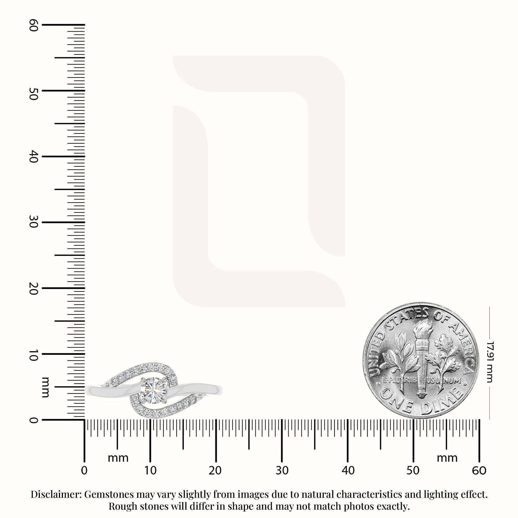 natural moissanite infinity solitaire rings in sterling silver 