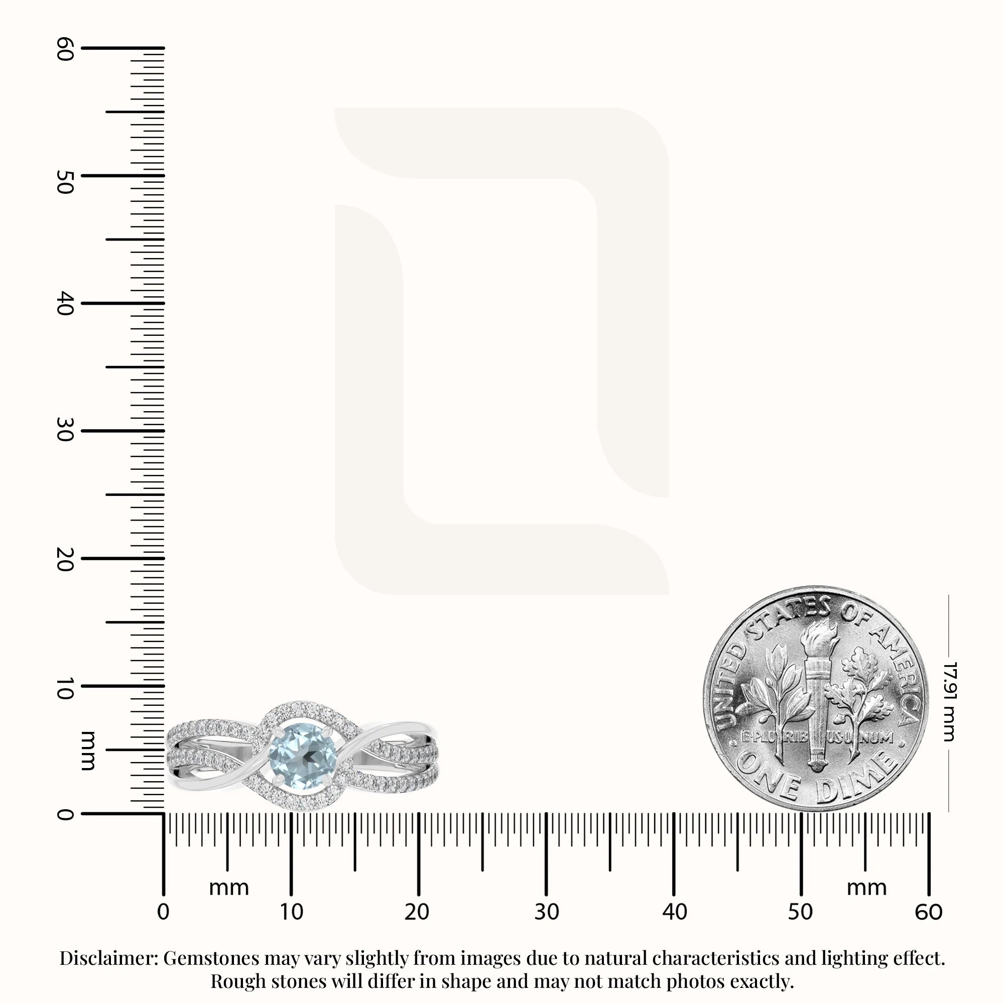 natural aquamarine solitaire engagement rings in sterling silver 