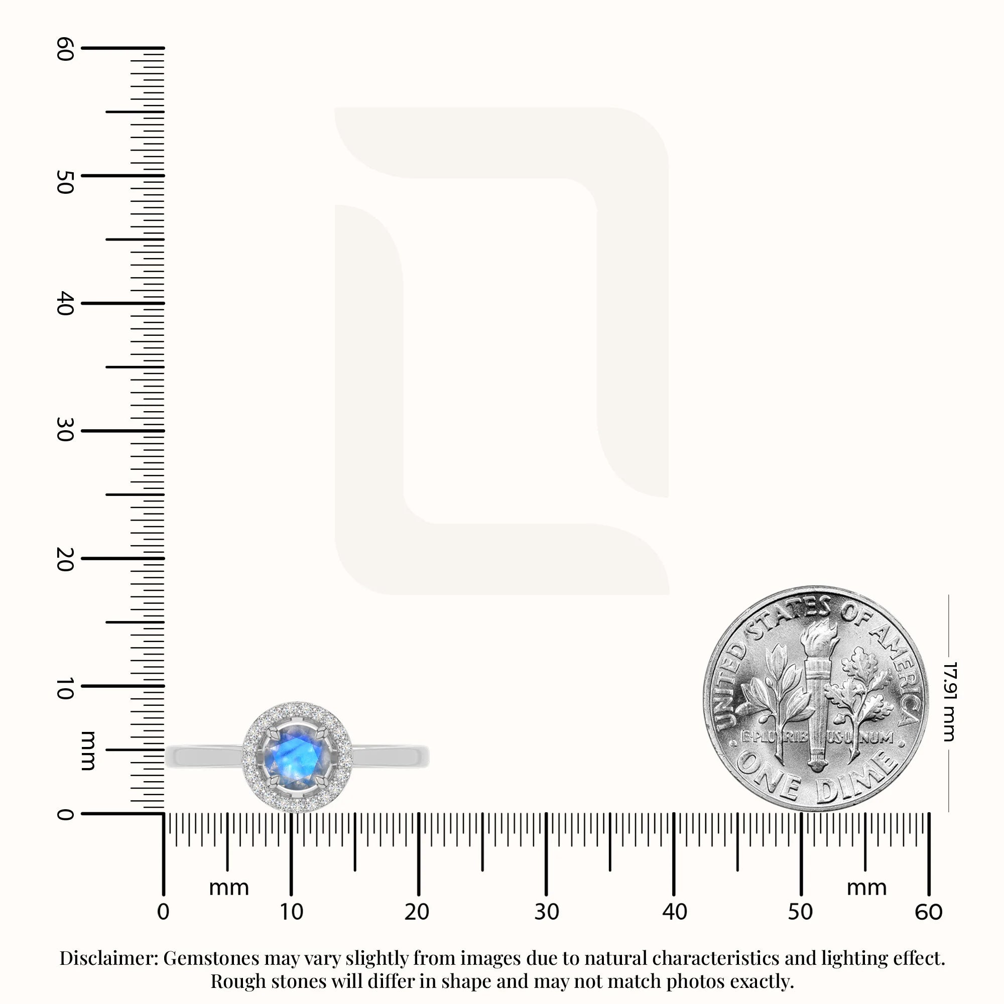 natural labradorite solitaire halo engagement rings in sterling silver 