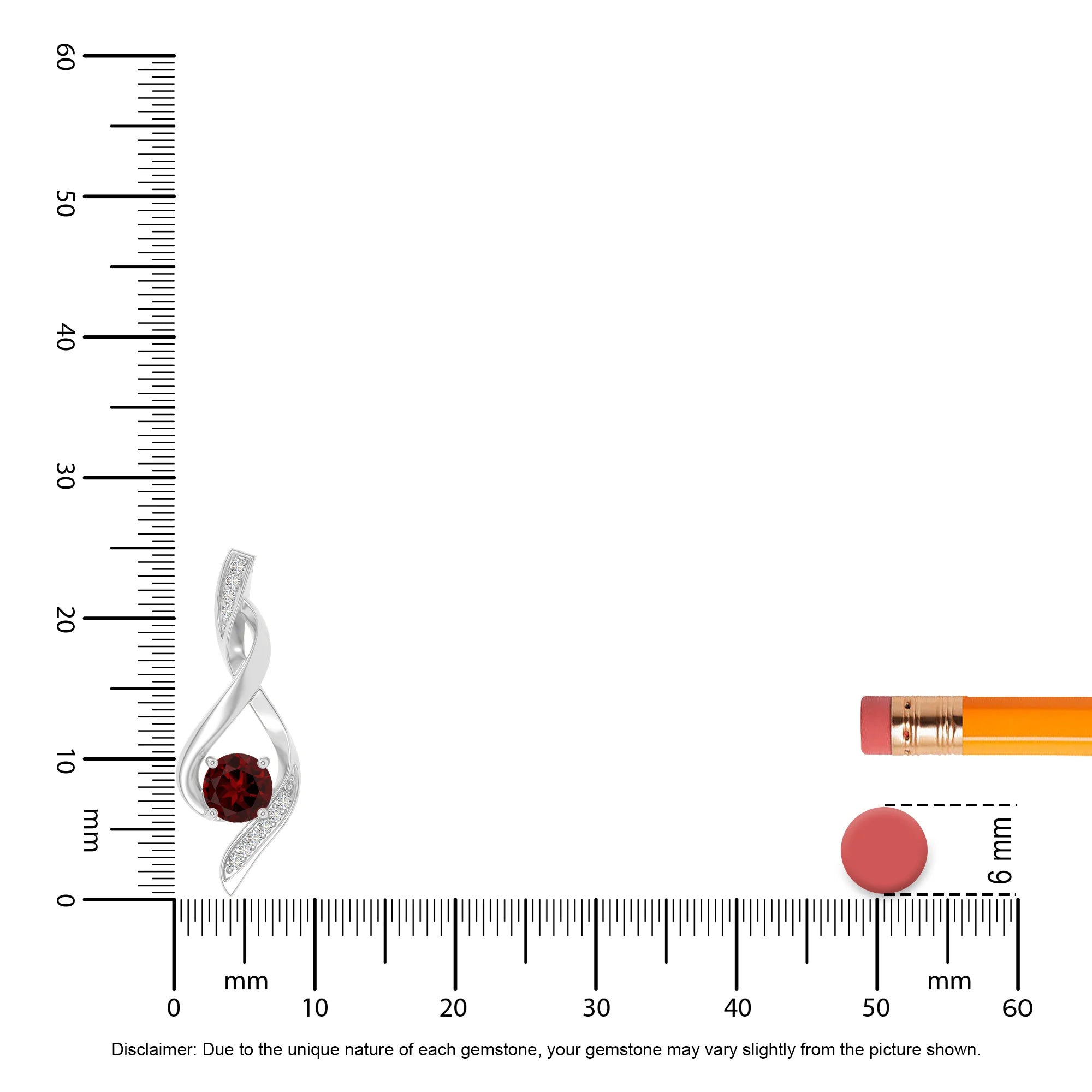 natural garnet infinity necklaces in sterling silver 