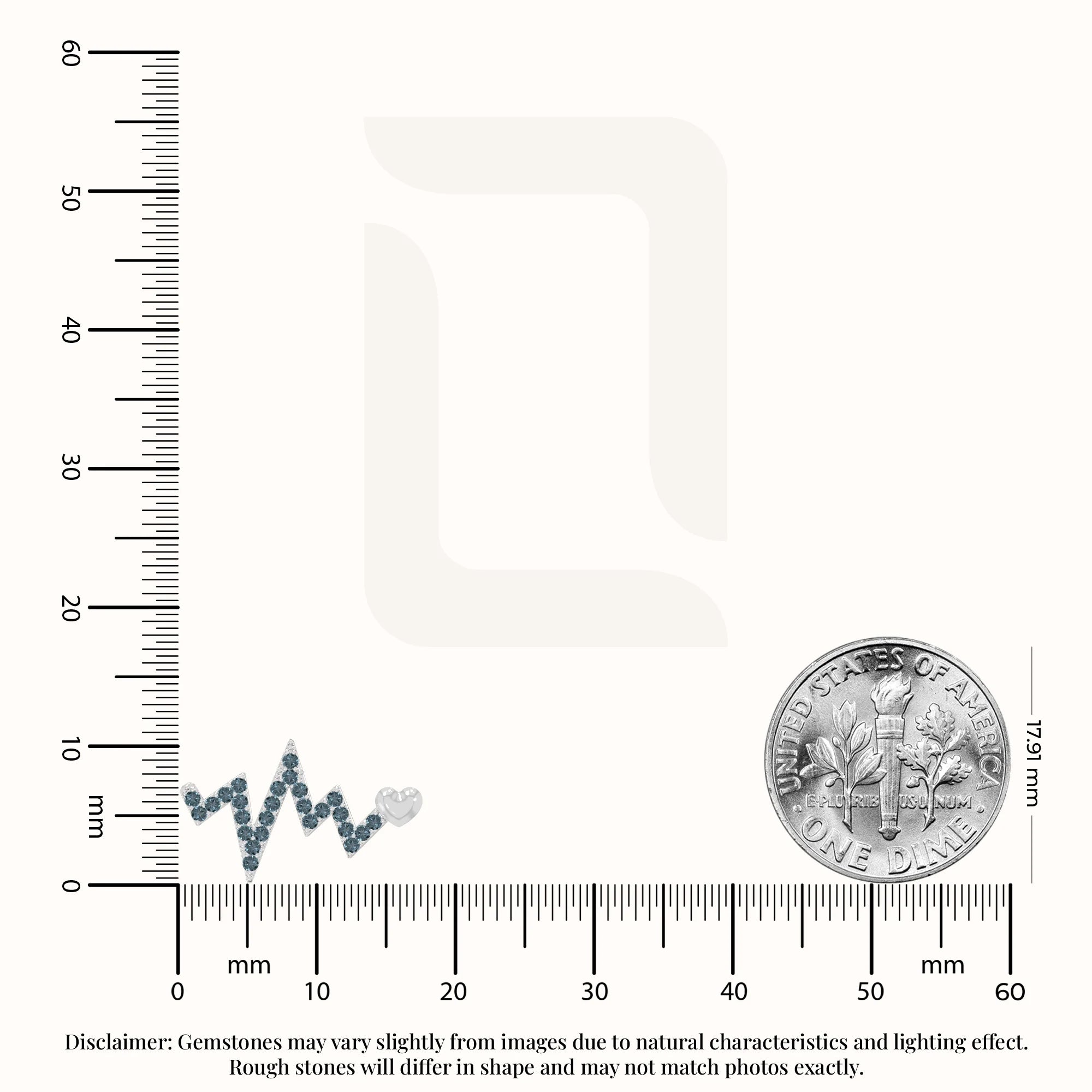 natural london-blue-topaz heartbeat stud earrings in sterling silver 